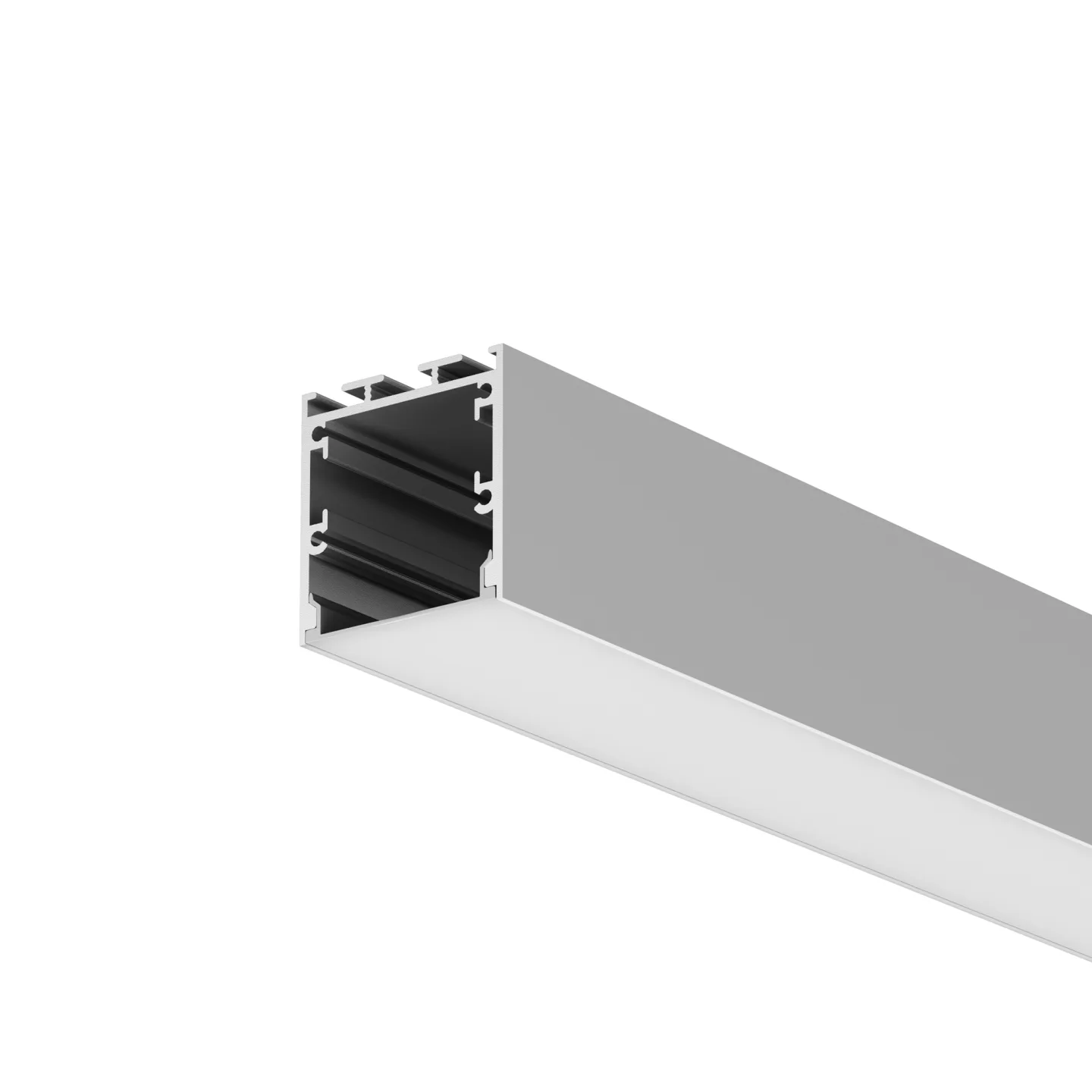 Led Strip Алюминиевый профиль накладной-подвесной 35x35 (Серебро, 2 м), ALM-3535BT-S-2M 633001 — главное фото товара