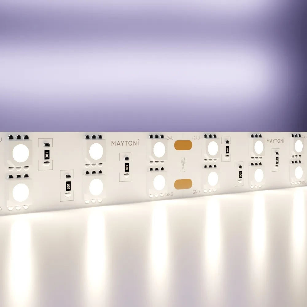 Led Strip Светодиодная лента 24В 5050 28,8Вт/м 4000K 5м IP20 15мм 20035 — главное фото товара