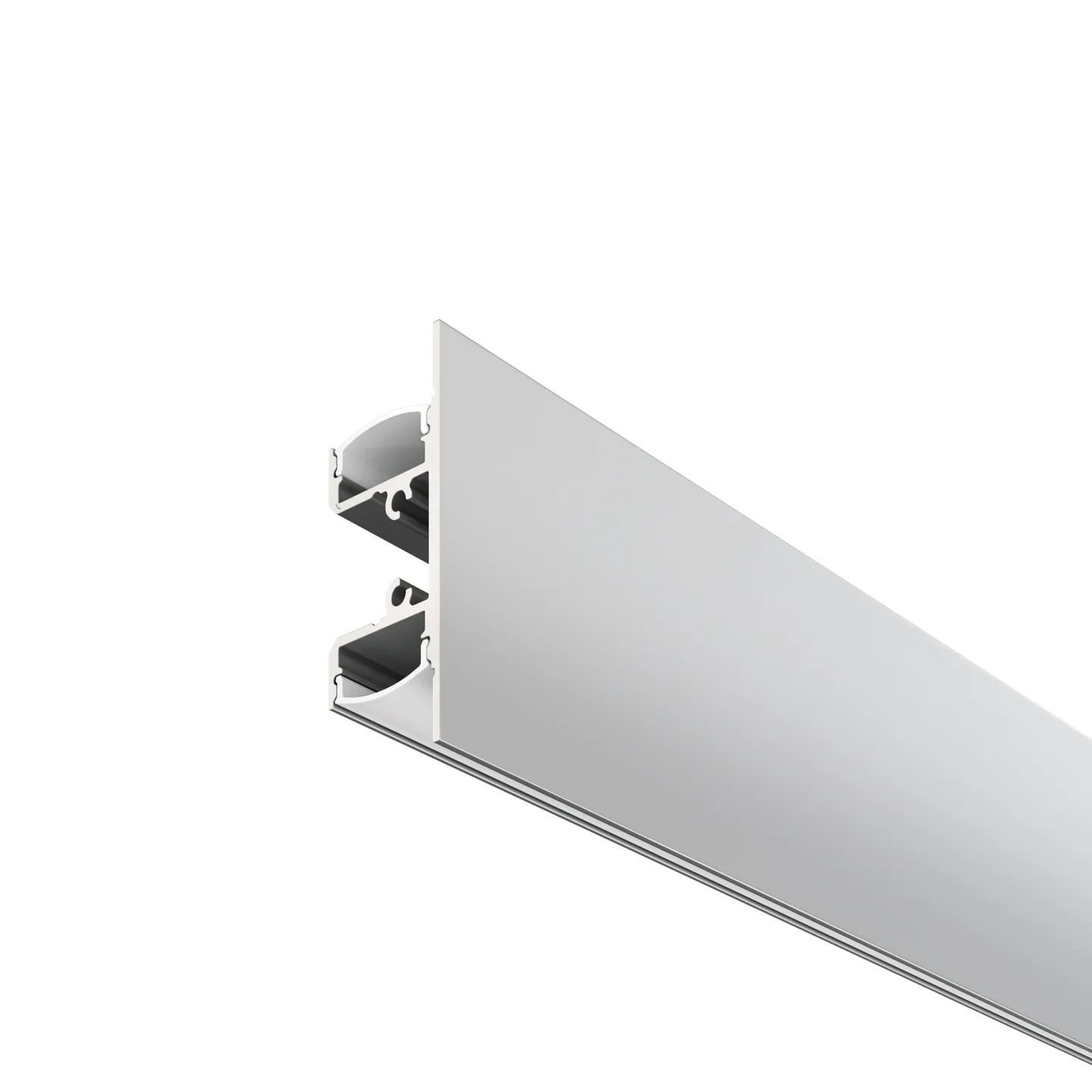 Led Strip Алюминиевый профиль накладной 18x48 (Серебро, 2 м), ALM-1848-S-2M — главное фото товара