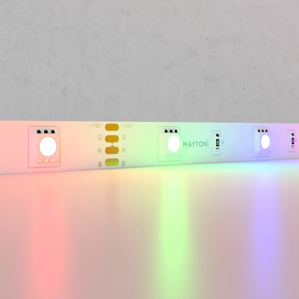 Led Strip Светодиодная лента 12В 5050 7,2Вт/м Цветная (RGB) 5м IP20 10126 — главное фото товара