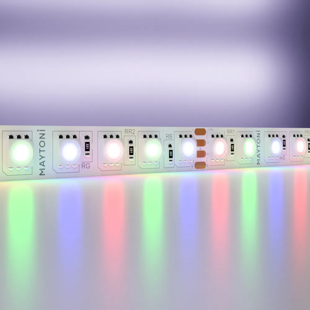 Led Strip Светодиодная лента 24В 5050 21Вт/м Цветная (RGB) 5м IP20 20037 — главное фото товара