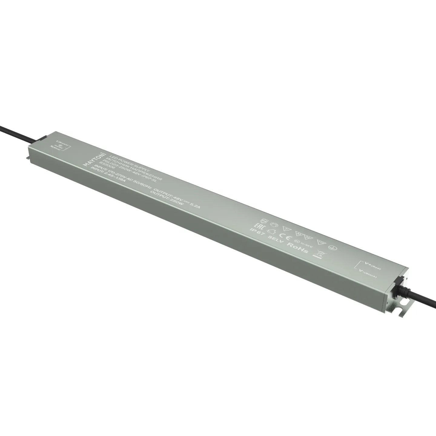Led Strip Источник напряжения PSL023 48В 250Вт IP 67 832006 — главное фото товара