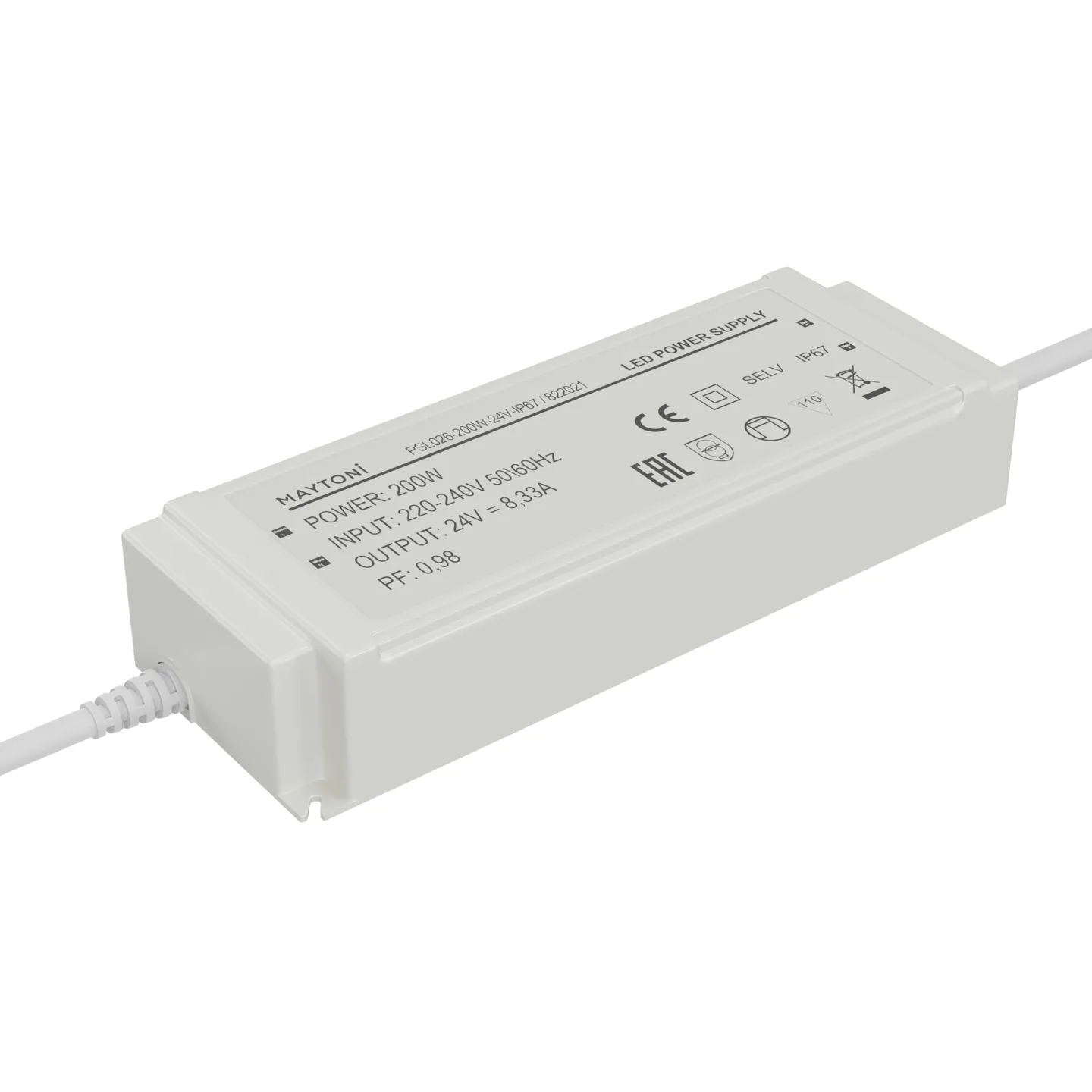 Led Strip Источник напряжения PSL026 24В 200Вт IP67 822021 — главное фото товара