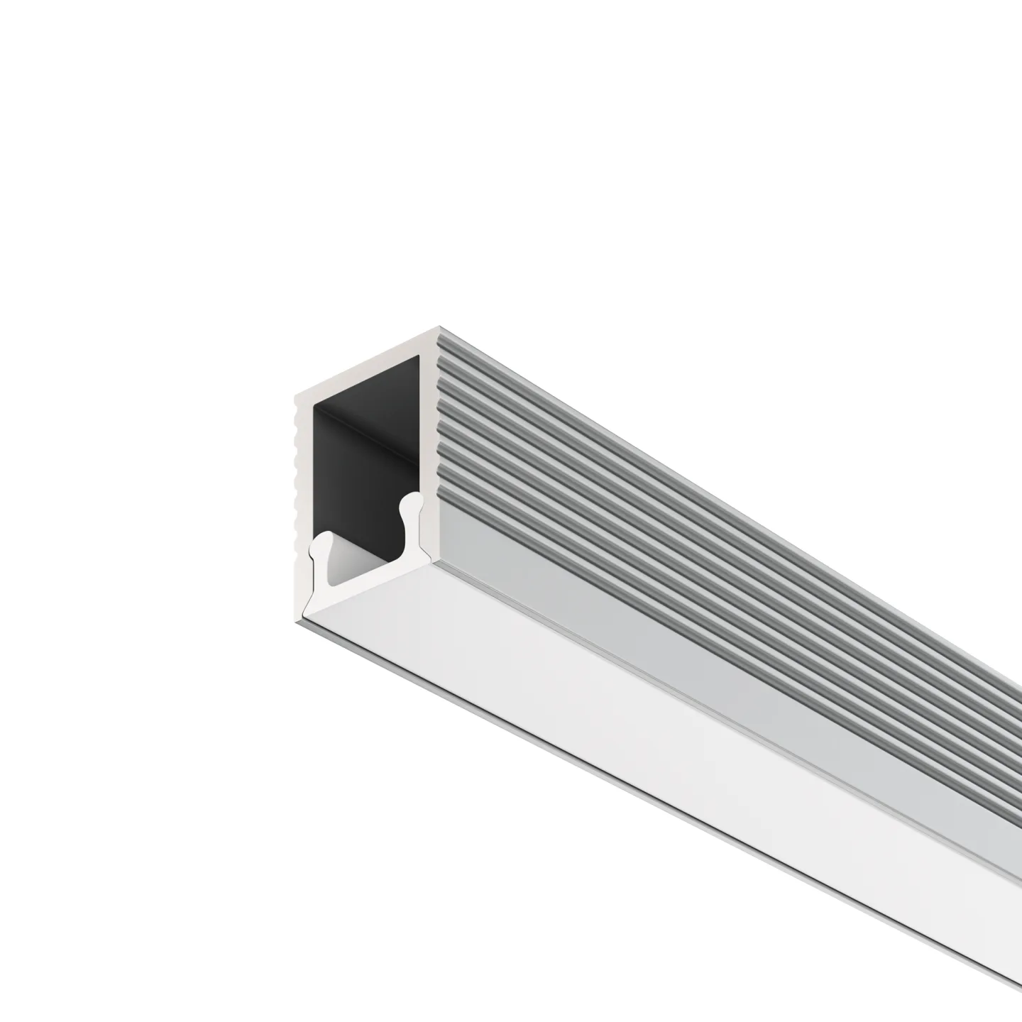 Led Strip Алюминиевый профиль накладной 8x9 (Серебро, 2 м), ALM-0809-S-2M 631010 — главное фото товара