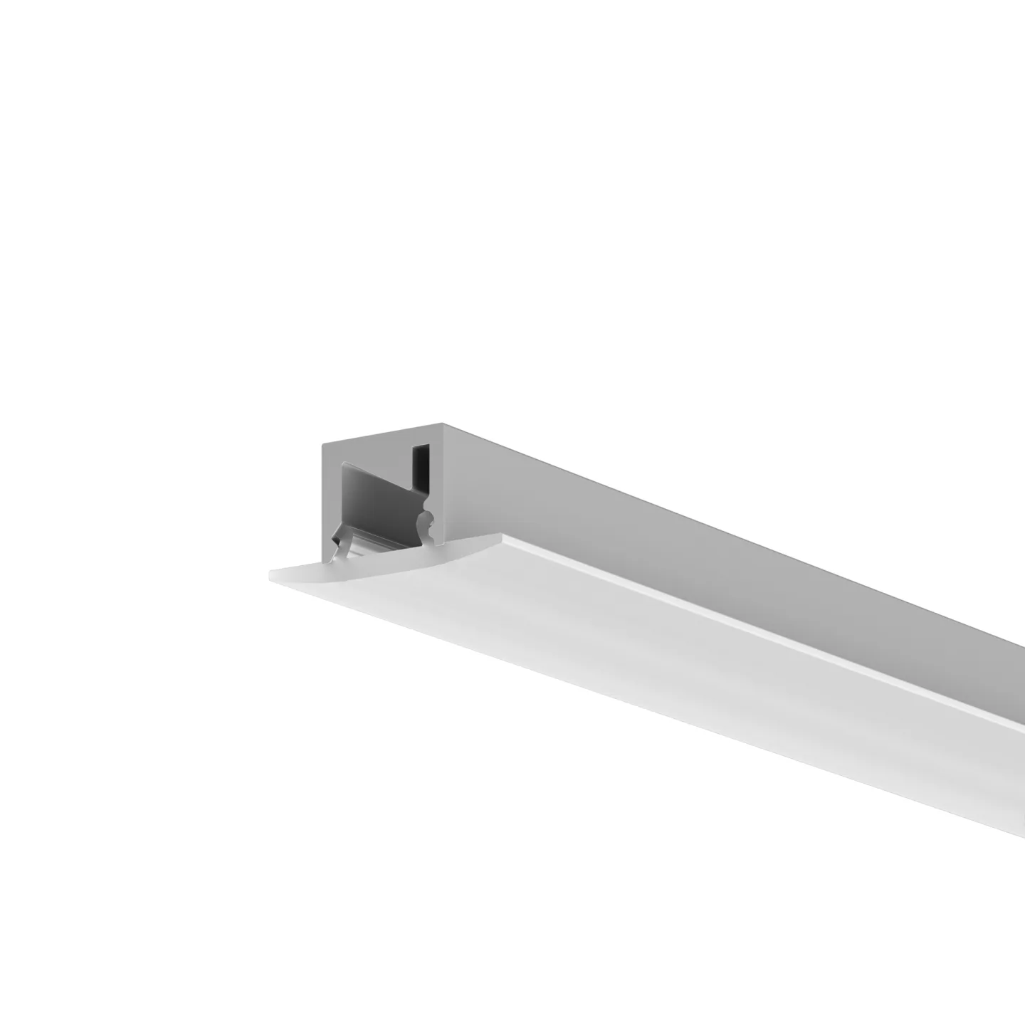 Led Strip Алюминиевый профиль скрытого монтажа 16x8 (Серебро, 2 м), ALM-0808-S-2M 636021 — главное фото товара