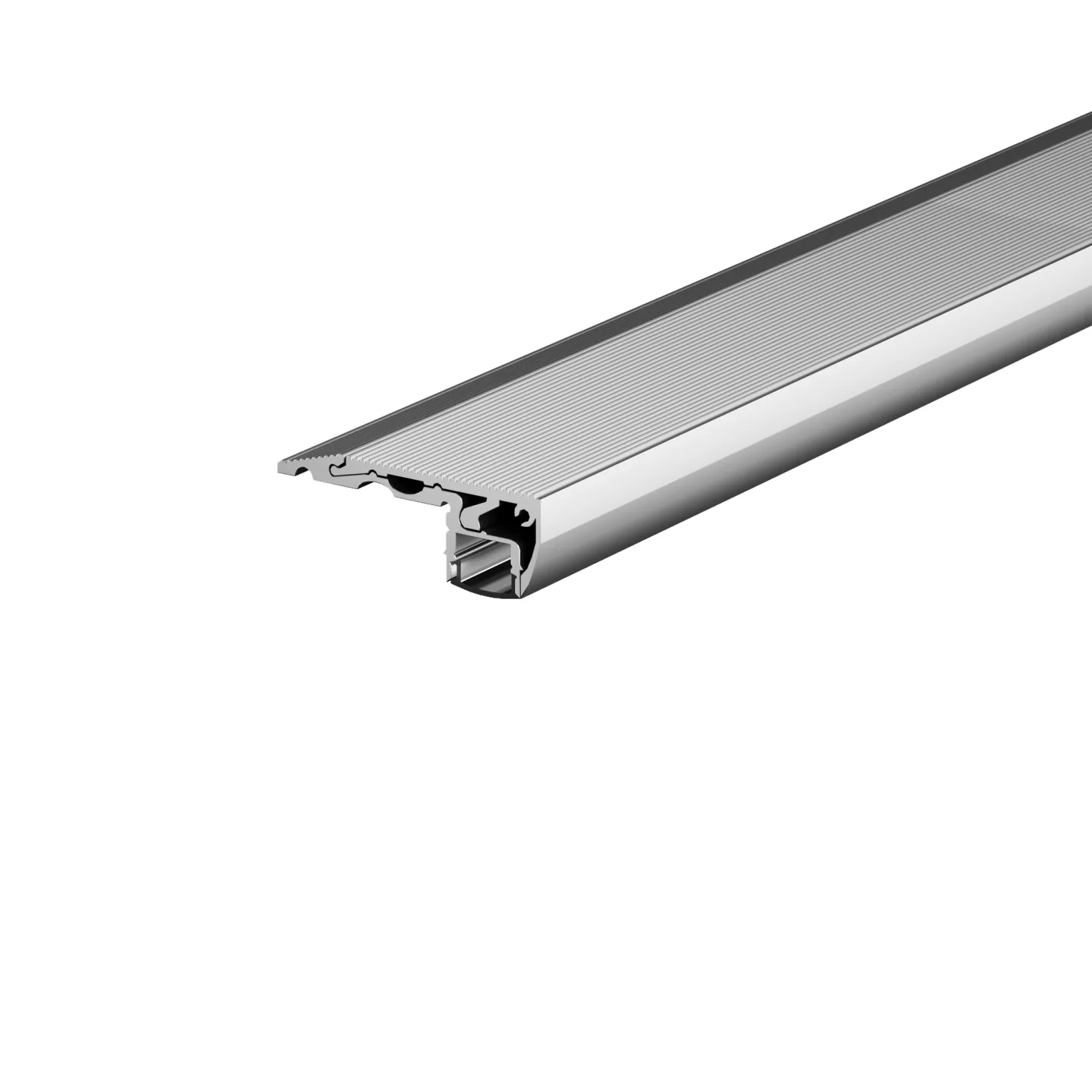 Led Strip Алюминиевый профиль встраиваемый в пол 59x20 (Серебро, 2 м), ALM-5920-S-2M 636025 — главное фото товара