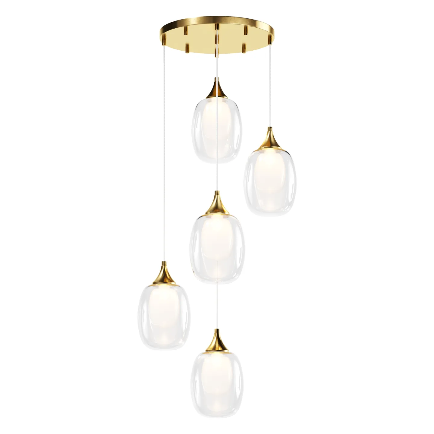 Maytoni Подвесной светильник Аура / Aura E14х5 MOD016PL-05BS — главное фото товара
