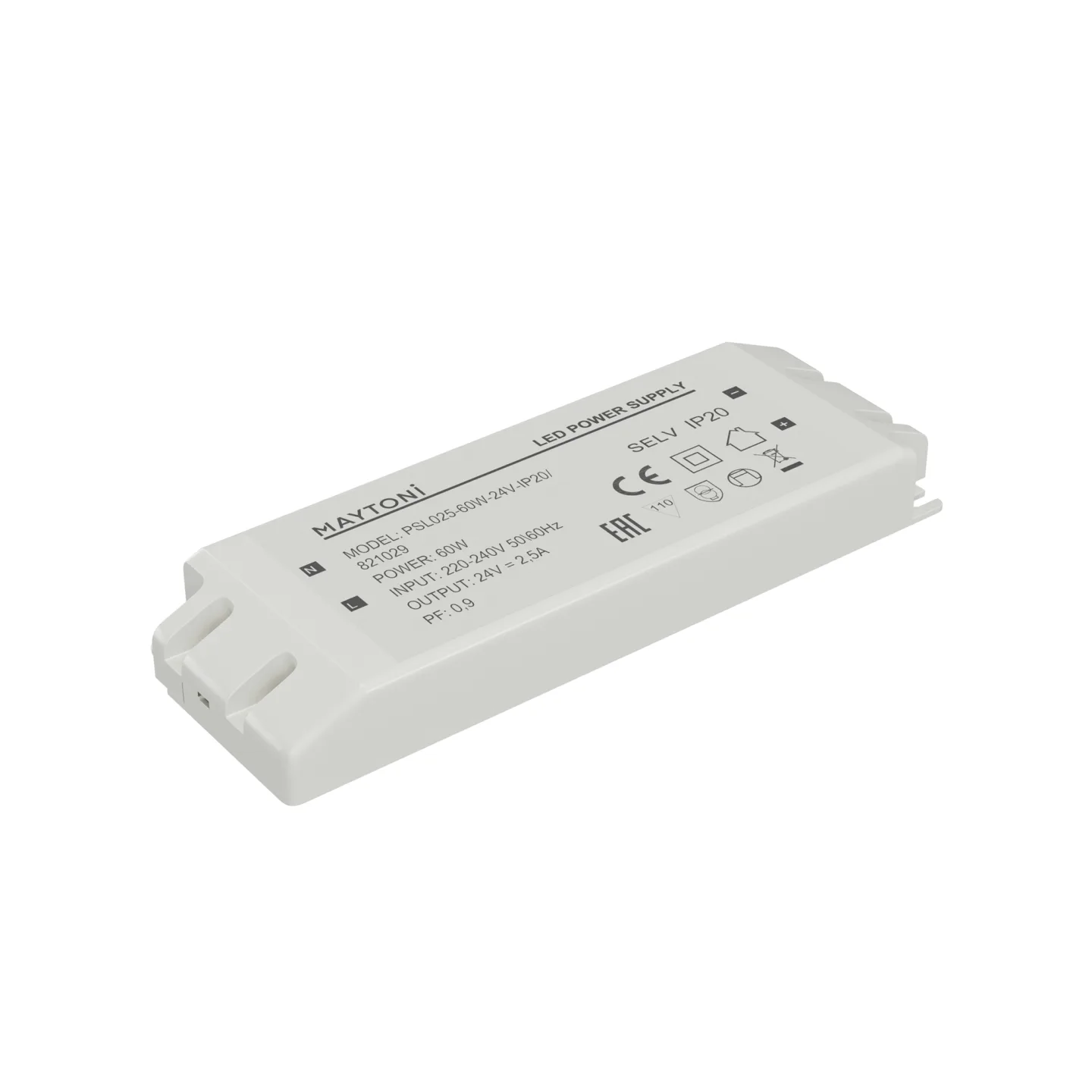 Led Strip Источник напряжения PSL025 24В 60Вт IP20 821029 — главное фото товара