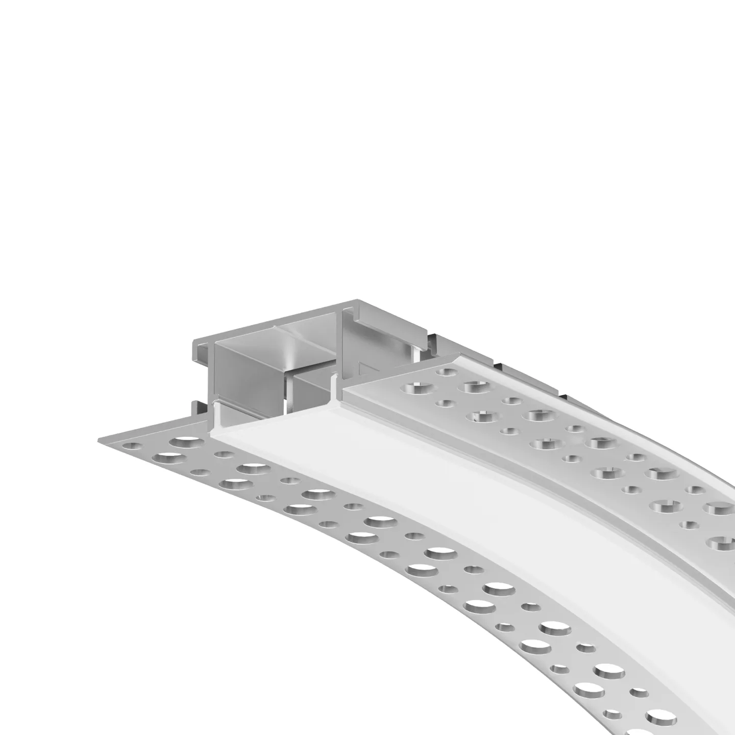 Led Strip Алюминиевый профиль встраиваемый с вертикальным изгибом ALM-6214TB-S-2M 636005 — главное фото товара