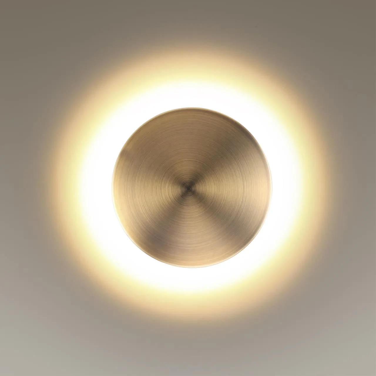 Odeon Light 3871/6WLU УЦЕНКА(НЕВОЗВРАТНЫЙ ТОВАР) HIGHTECH ODL19 385 античная бронза/металл Настенный светильник ЦАРАПИНЫ LED 6W 420Лм 3000К ECLISSI — главное фото товара