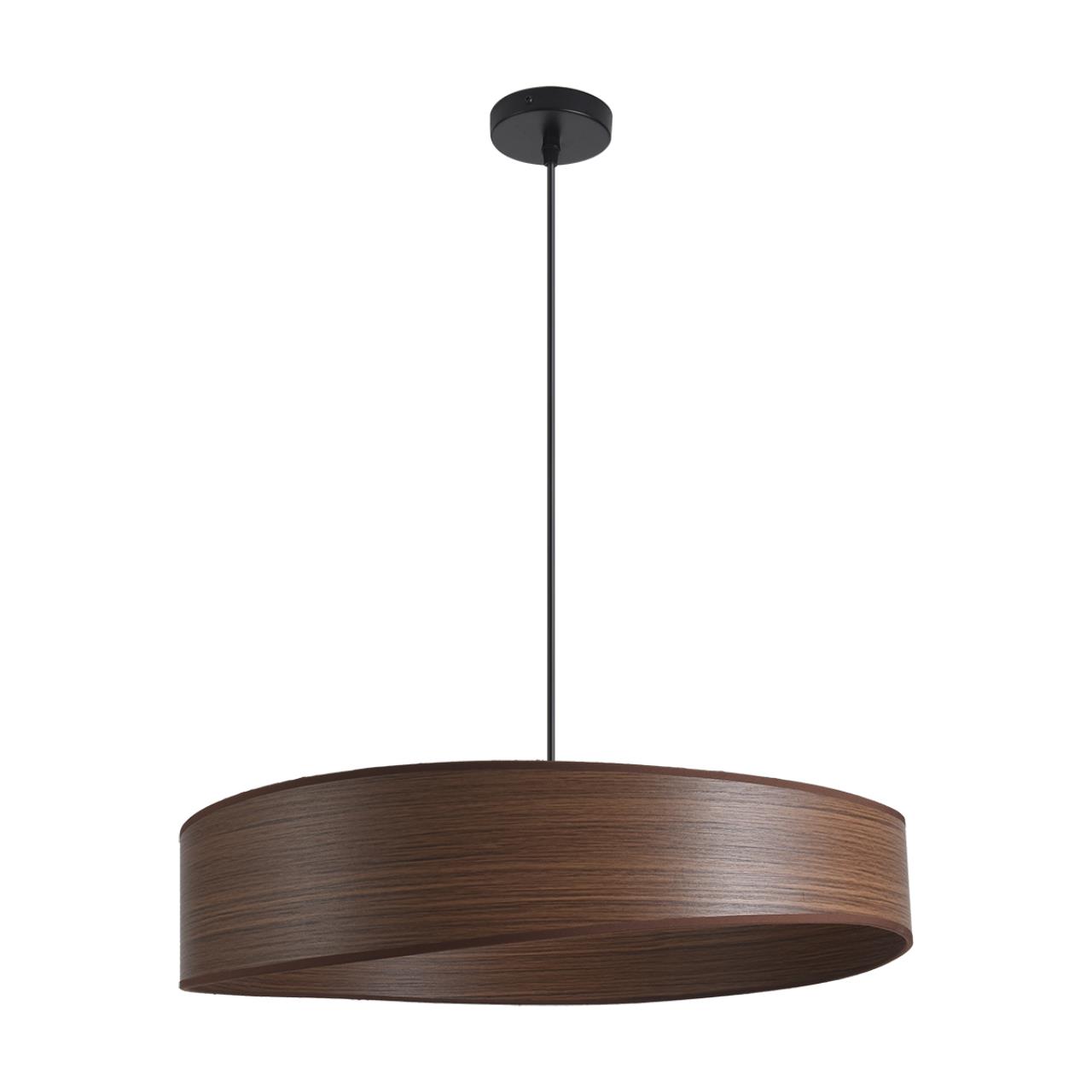 Lumion 8420/6A MODERNI черный/коричневый, металл/ПВХ Подвес E14 6*40W 220V LAGOMA — главное фото товара