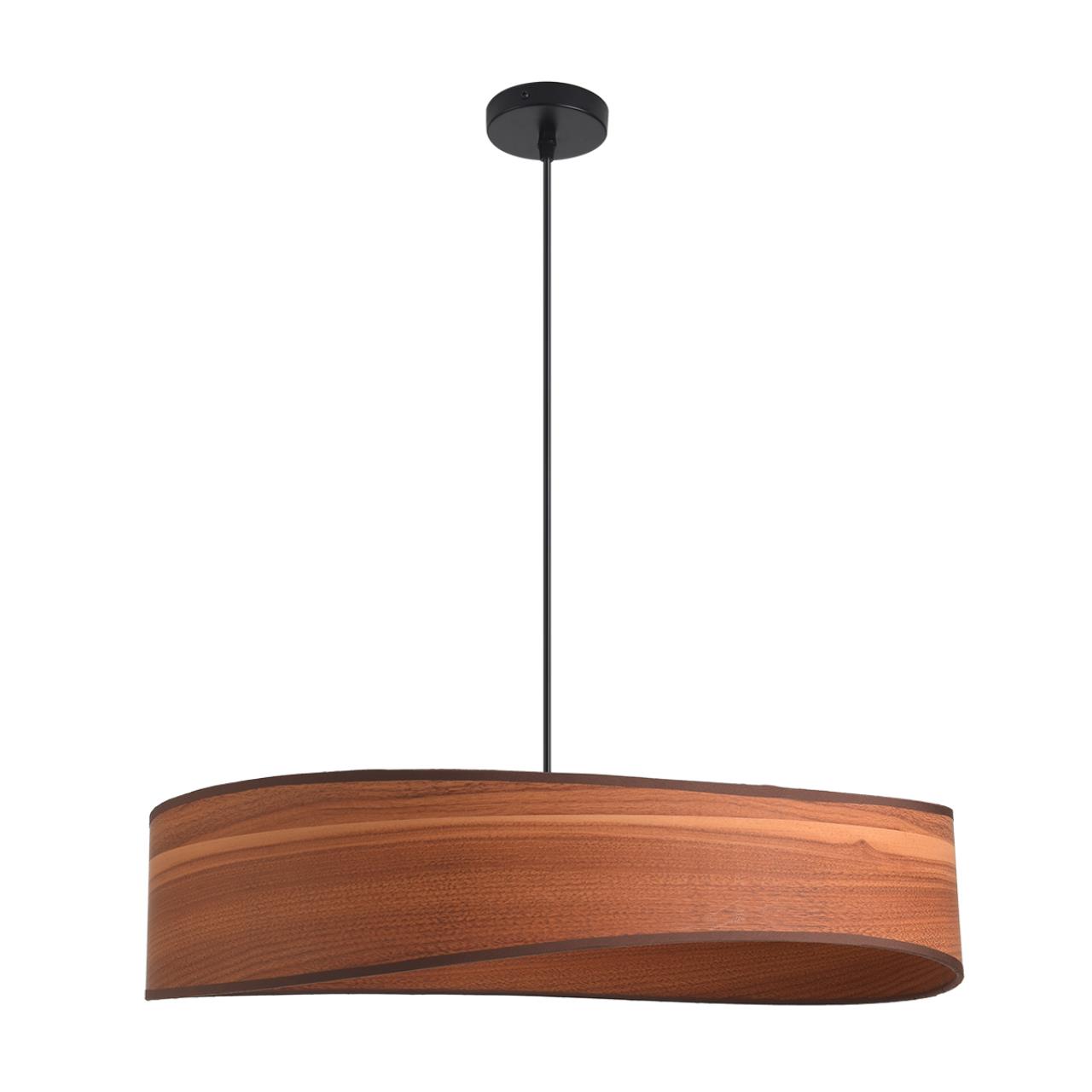 Lumion 8421/6A MODERNI черный/коричневый, металл/ПВХ Подвес E14 6*40W 220V LAGOMA — главное фото товара