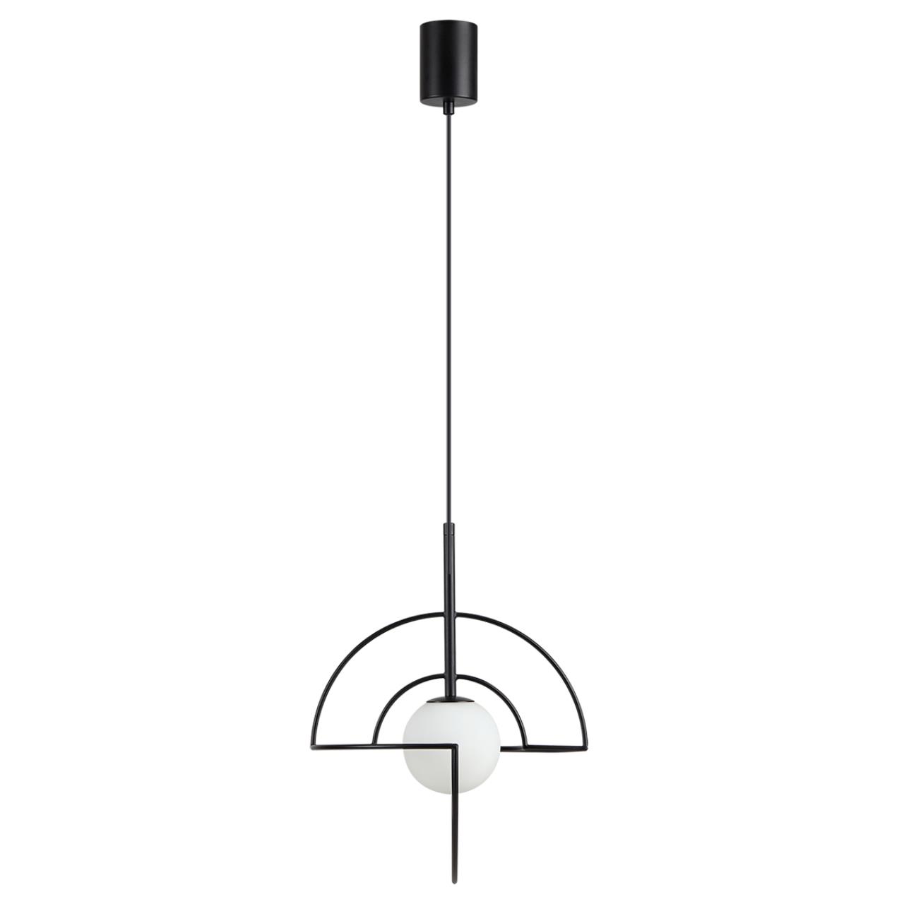 Odeon Light 7196/3L L-VISION ODL27 Подвесной светильник металл/стекло/черный/белый IP20 LED 3W 3500K 220V FUTURUM — главное фото товара