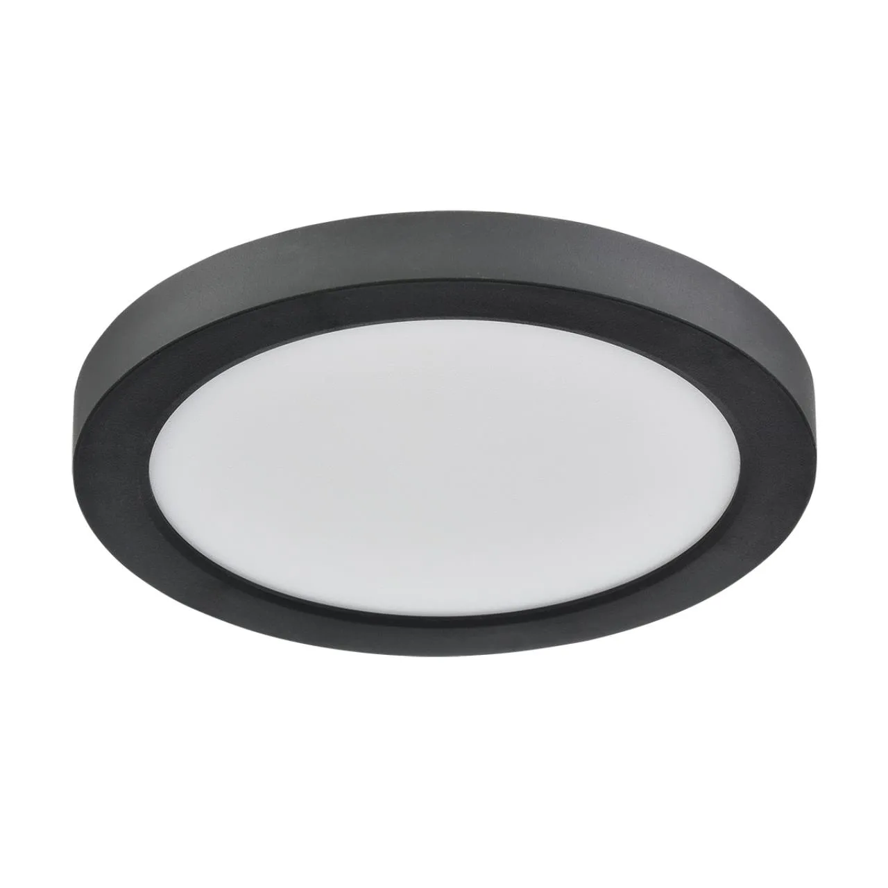 СОНЕКС 7788/12L MITRA LED SN 537 Светильник пластик/белый/черный LED 12Вт 3000/4000/6500К D170 IP44 CCT/датчик движения NEBULA BLACK — главное фото товара
