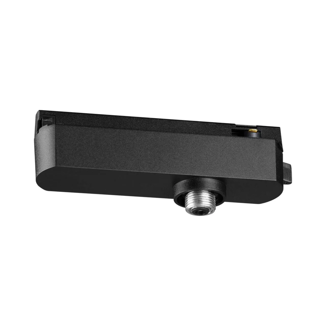 Novotech 359126 KONST NT23 088 черный Трековый однофазный двухжильный адаптер для светильников 359128-359133 IP20 15-40W 170-265V RAMO — главное фото товара