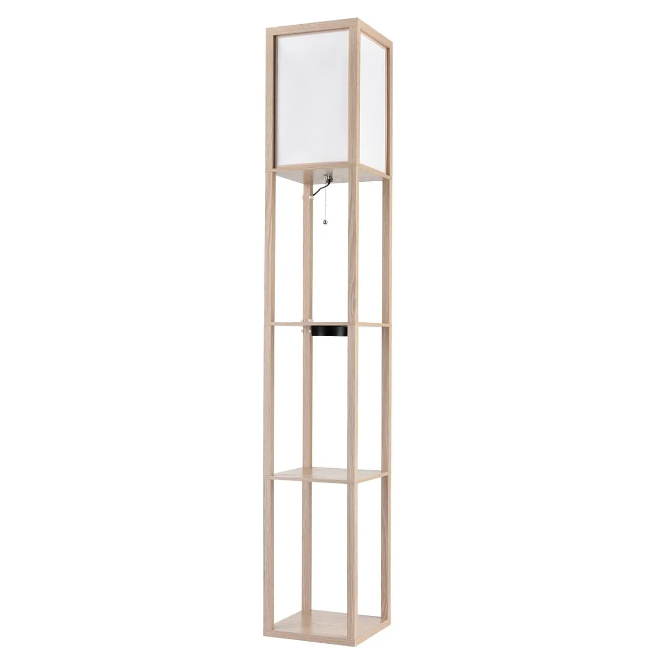 Lumion 8091/1F COMFI LN26 459 дерево/белый, дерево/текстиль Торшер Е27 1*60W 220V PRACTIC — главное фото товара