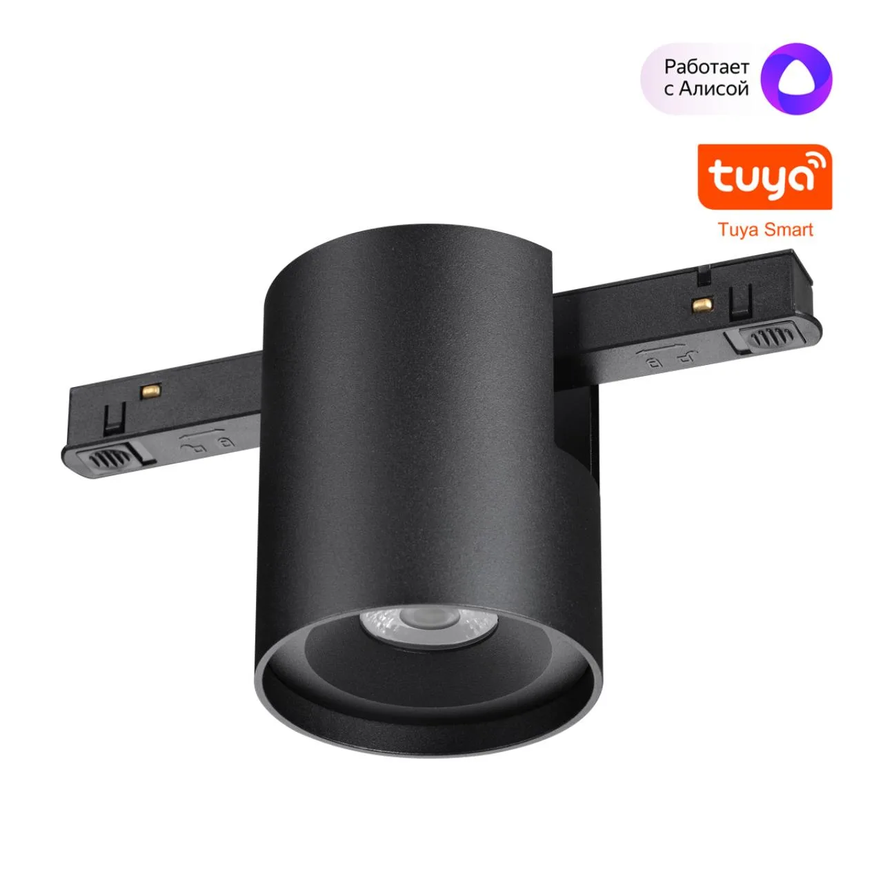 Novotech 359517 SHINO NT24 146 черный Трековый низковольт. св-к диммир. со сменой цв.температуры, пульт ДУ/Tuya Smart Life IP20 LED 10W 48V 3000-6000K FLUM — главное фото товара