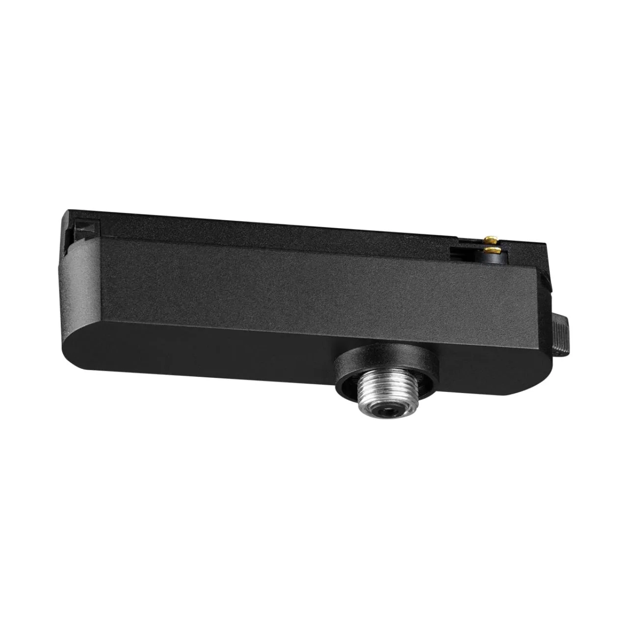 Novotech 359127 KONST NT23 089 черный Трековый однофазный трехжильный адаптер для светильников 359128-359133 IP20 15-40W 170-265V RAMO — главное фото товара