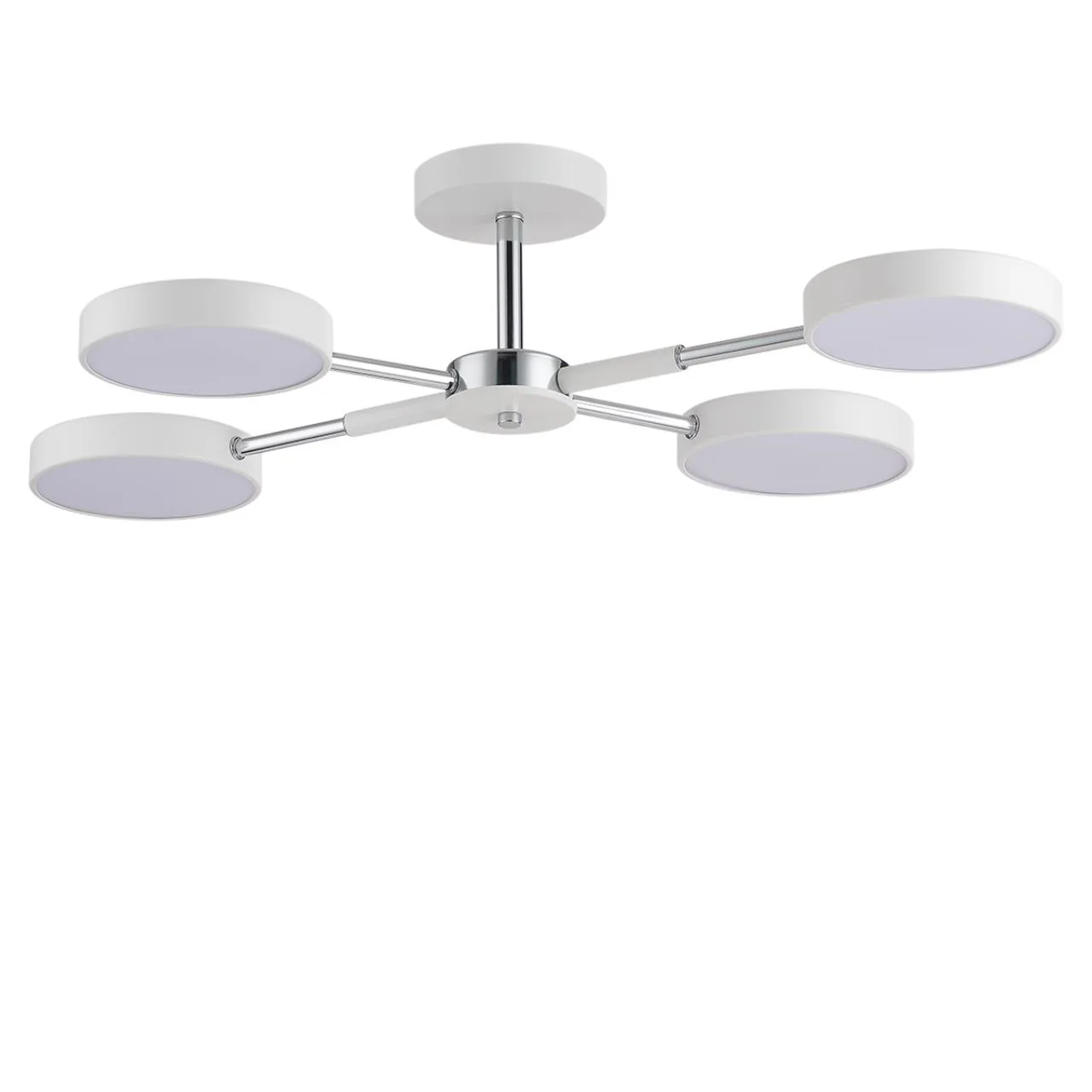 Lumion 5659/72CL LEDIO LN26 351 белый, хром Люстра потолочная LED 72W 3000/4000/6000К 220V MIKA — главное фото товара