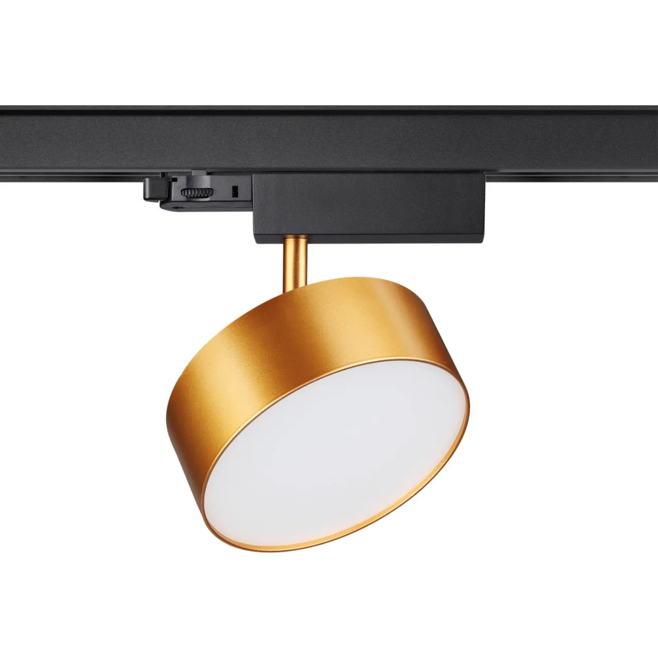 Novotech 358760 PORT NT21 269 матовое золото Трехфазный трековый светодиодный светильник IP20 LED 24W 4000K 2100Лм 100-265V PROMETA — главное фото товара