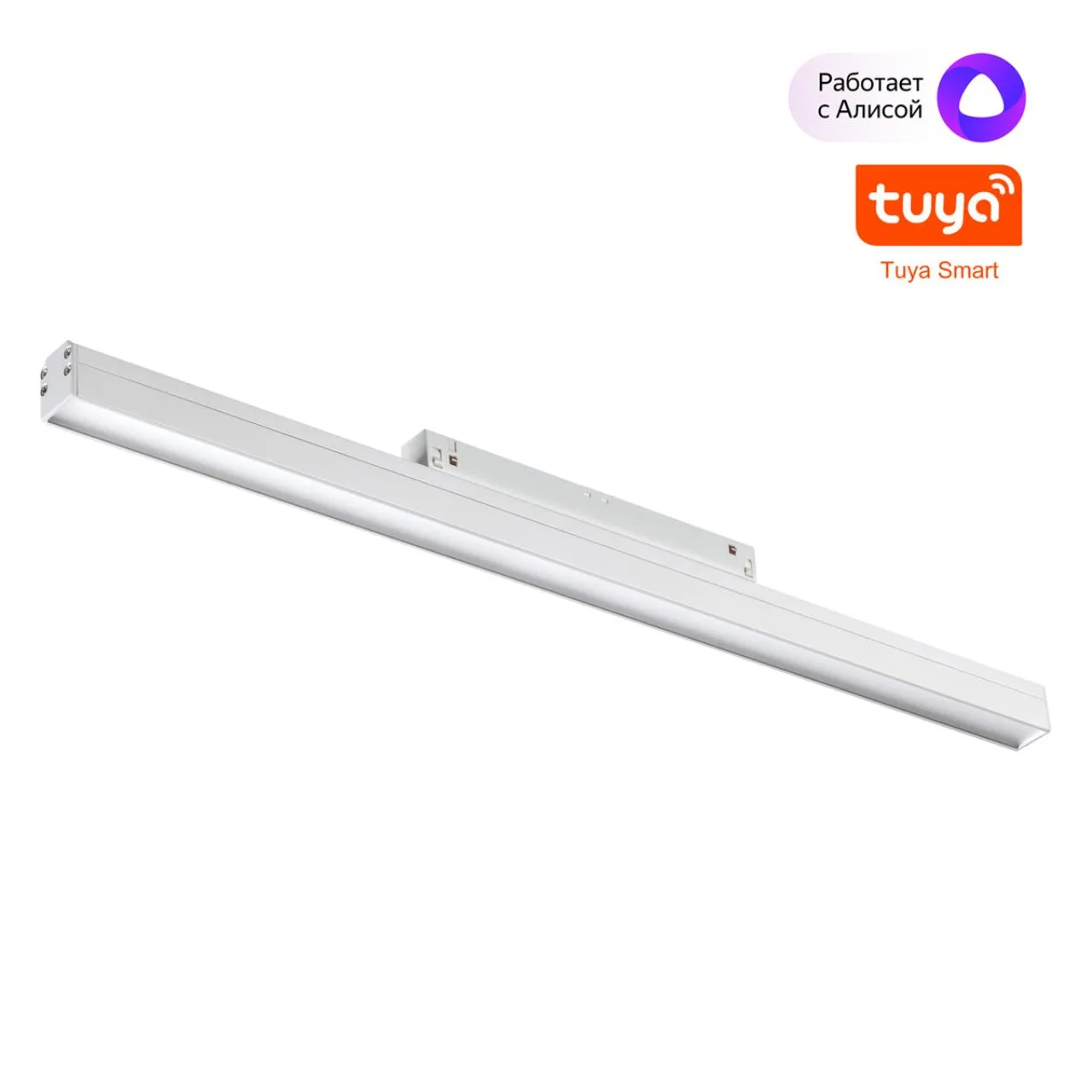 Novotech 359481 SHINO NT24 134 белый Трековый низковольт. св-к диммир. со сменой цв.температуры, пульт ДУ/Tuya Smart Life IP20 LED 24W 48V 3000-6500K FLUM — главное фото товара