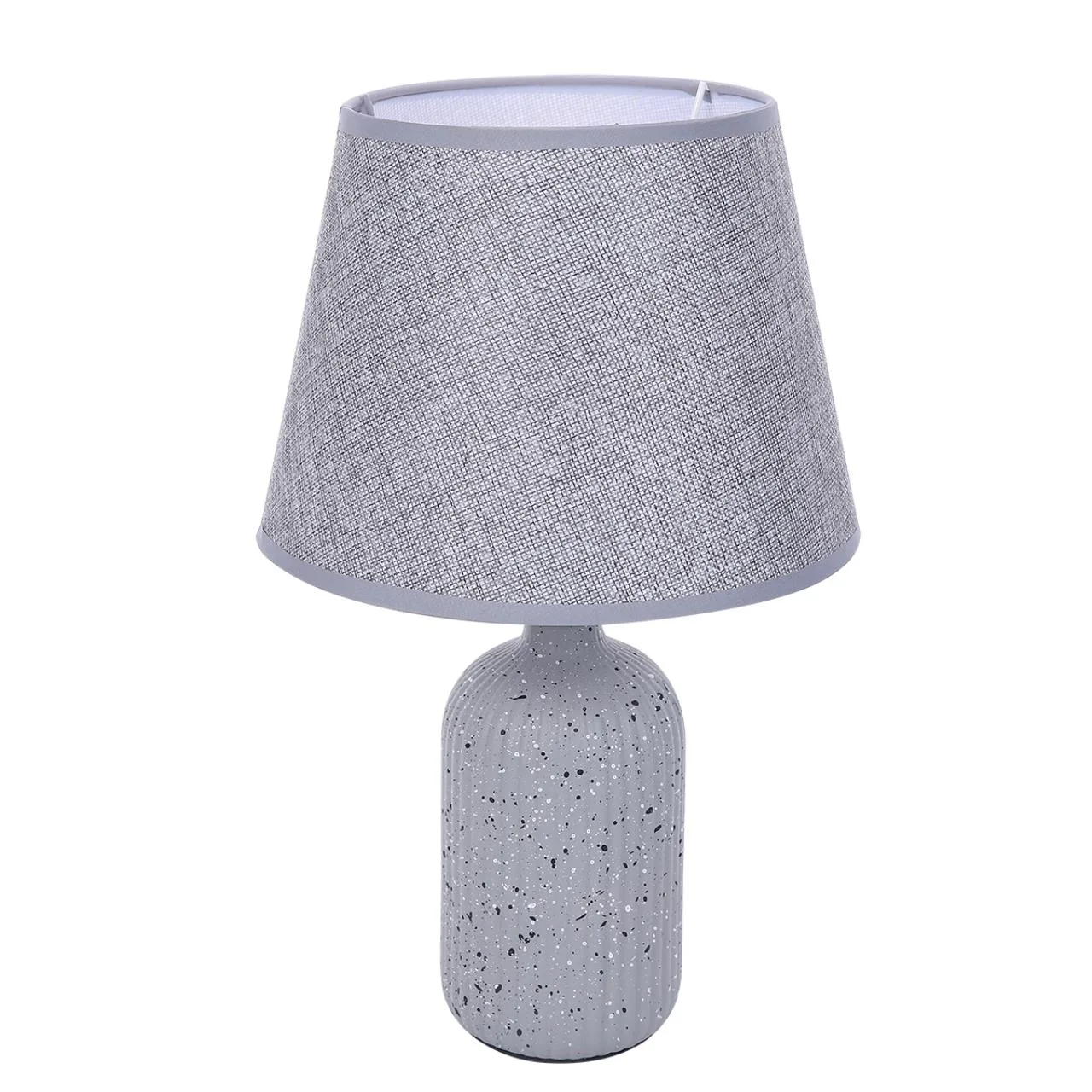 Lumion 8216/1T CLASSI LN26 508 серый, керамика/текстиль Настольная лампа Е27 1*60W 220V FANNA — главное фото товара