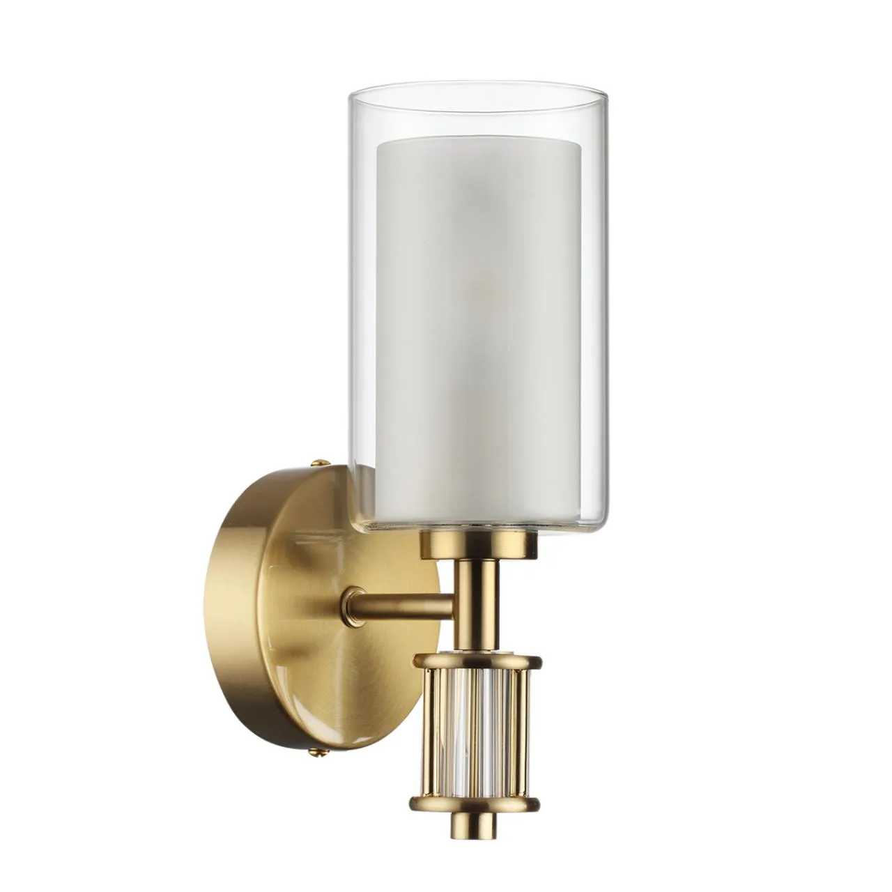 Odeon Light 5088/1WA CLASSIC ODL25 635 античная бронза/стекло Бра E14 1*40W SAGA — главное фото товара