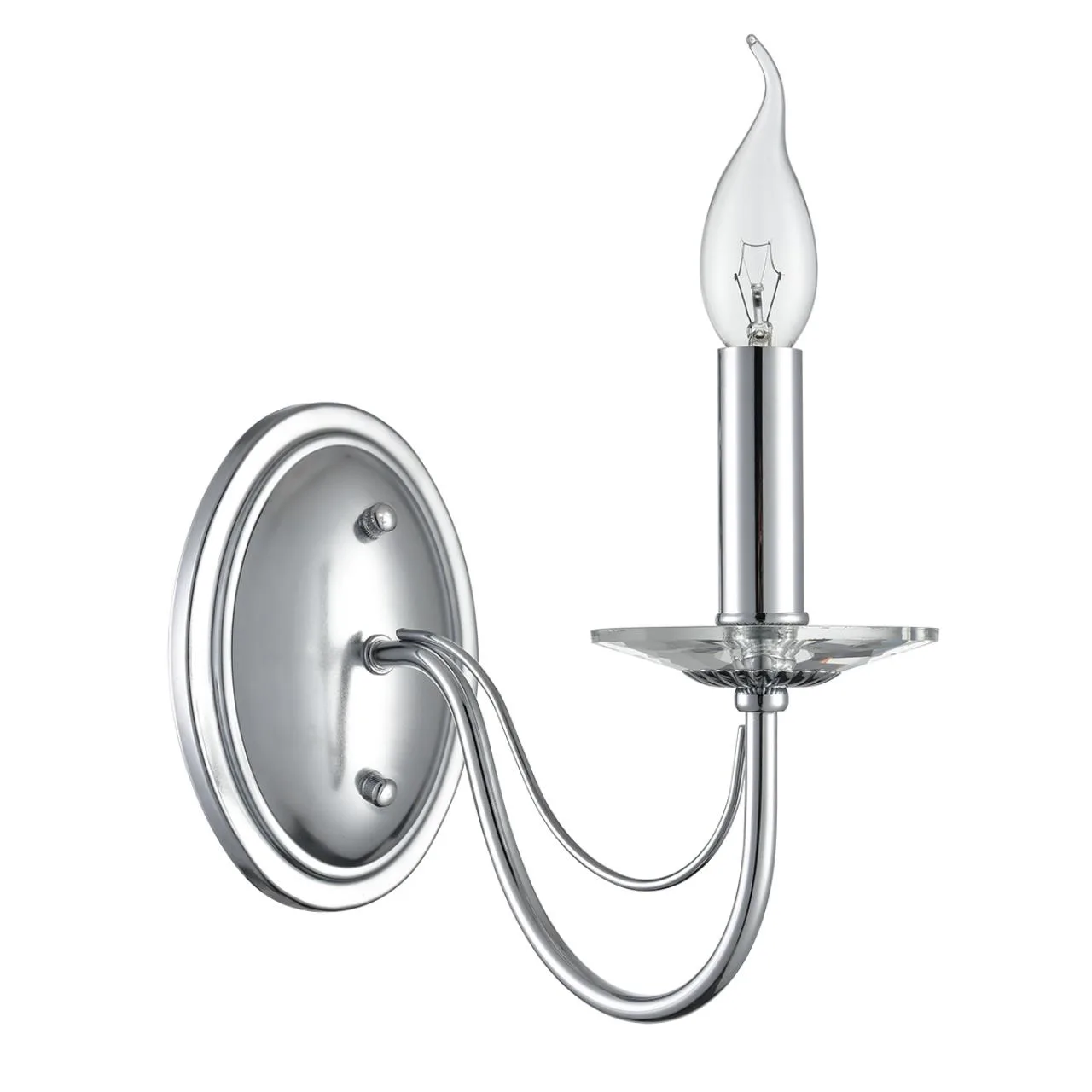 Lumion 8034/1W CLASSI LN26 082 металл/стекло, хром/прозрачный Бра E14 1*40W 220V INCANTO — главное фото товара
