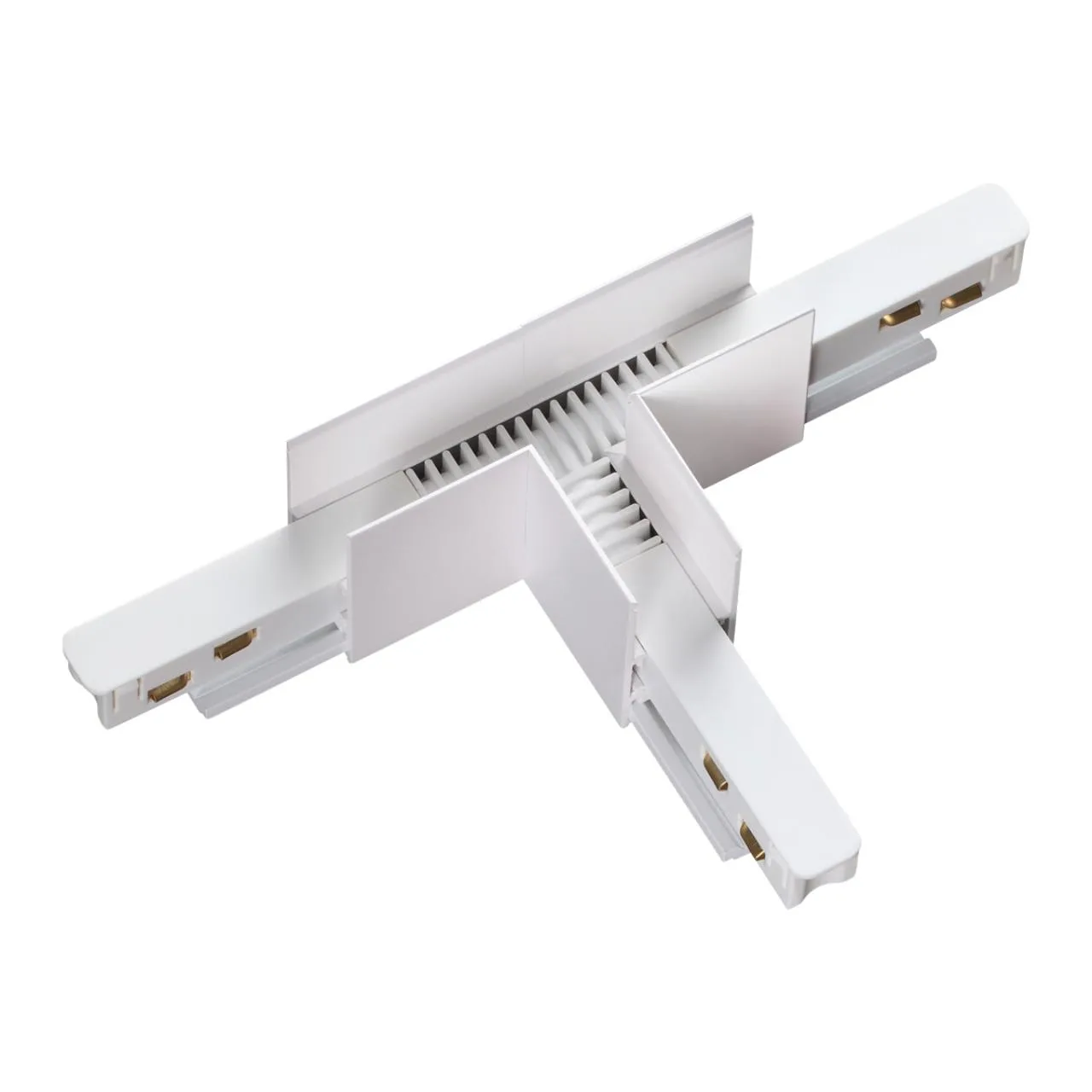 Novotech 135125 SHINO NT21 043 белый Соединитель с токопроводом для шинопровода Т-образный IP20 48V FLUM — главное фото товара