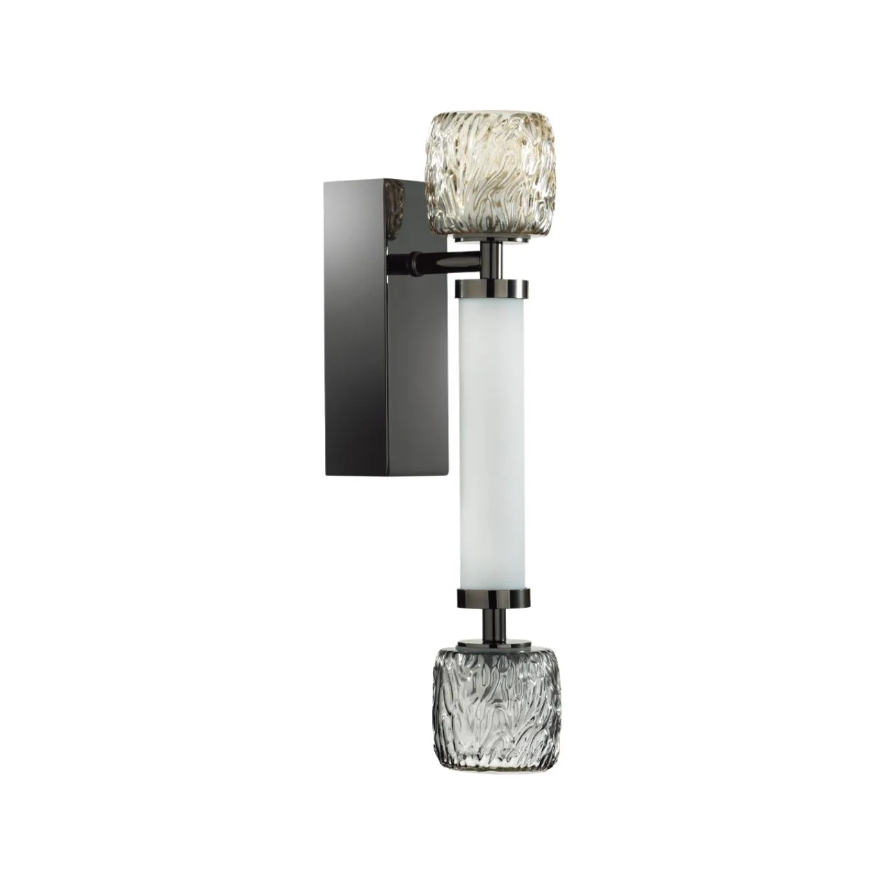 Odeon Light 5427/13WL L-VISION ODL_EX24 000 черный хром/белый/дымчатый/коньячный/металл/стекло/акрил Бра LED 13W 3000K KLIFF — главное фото товара