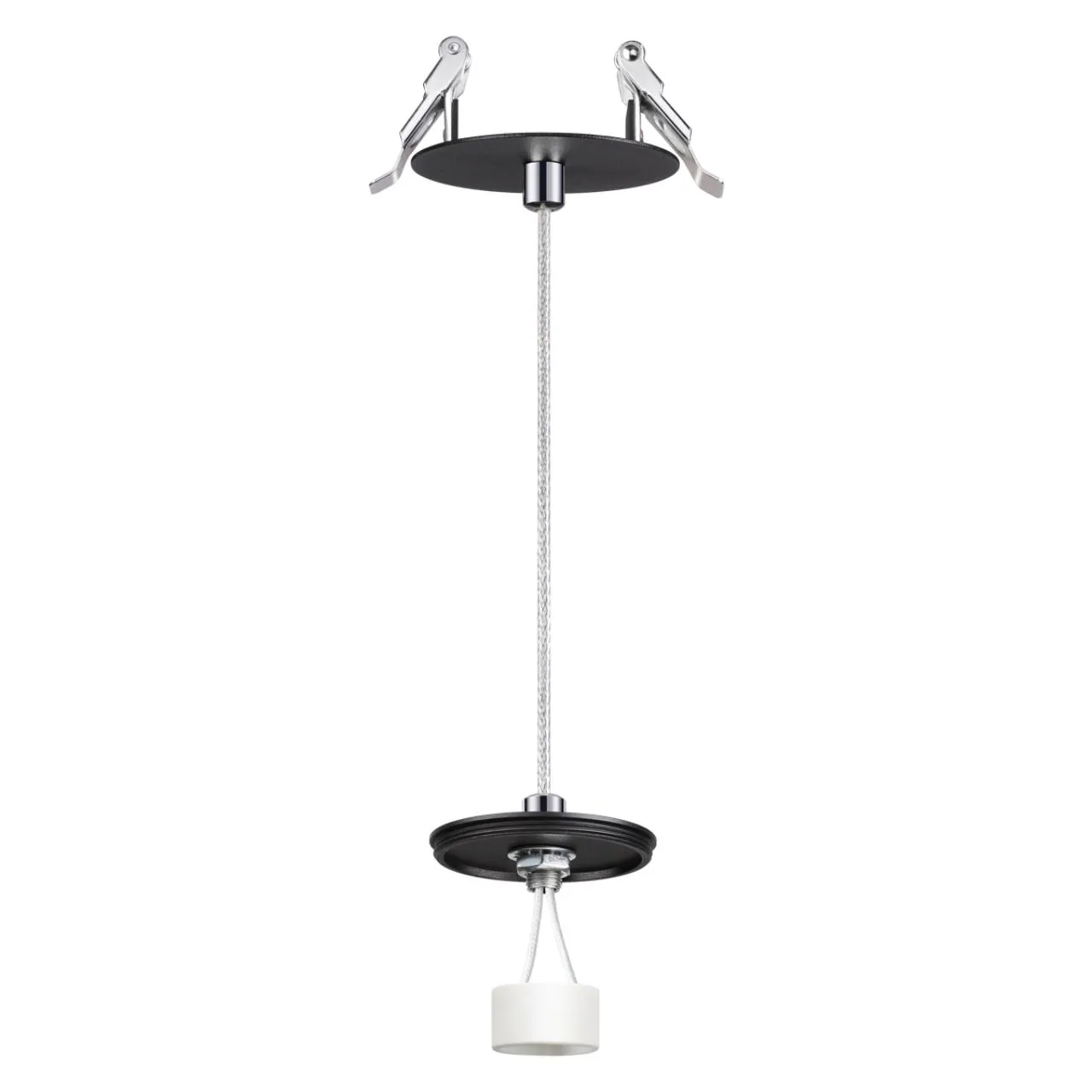 Novotech 370693 KONST NT19 172 черный Встраив.св-к без плафона (плафоны арт. 370694-370711) IP20 GU10 UNITE — главное фото товара