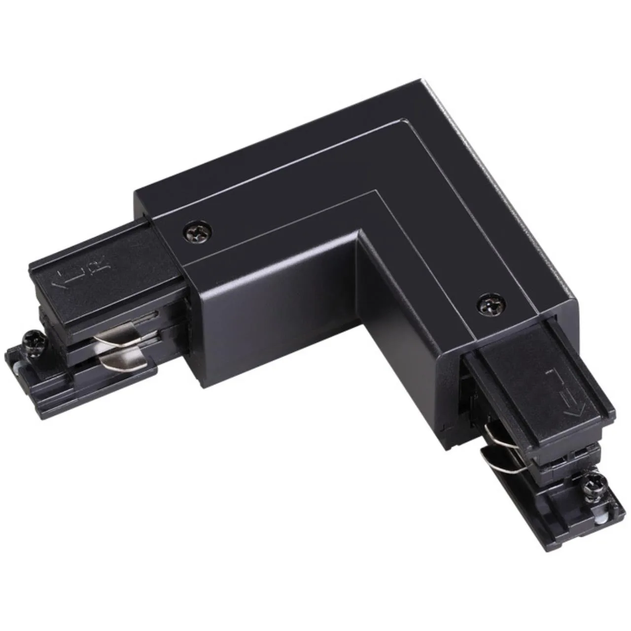 Novotech 135065 PORT NT19 299 черный Соединитель "L" внутренний с токопроводом для трехфазного шинопровода — главное фото товара
