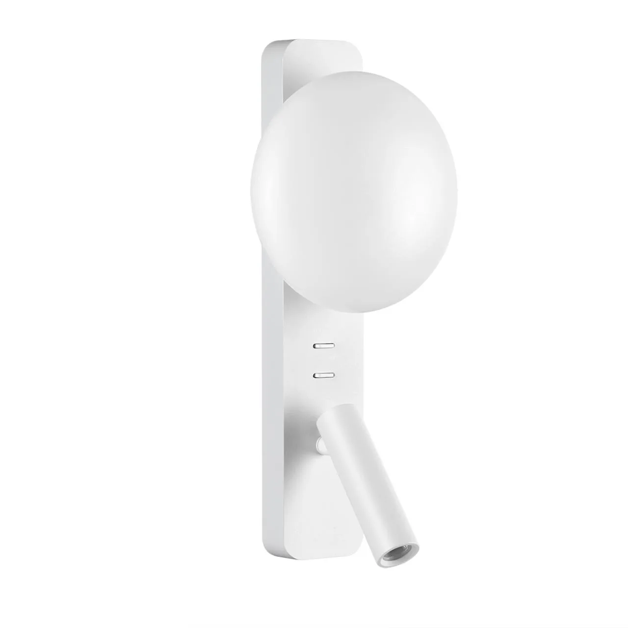 Odeon Light 7049/5WL HIGHTECH ODL25 473 металл/акрил белый Настенный светильник IP20 LED 1*5W + 1*3W 2700K ALBERGO — главное фото товара