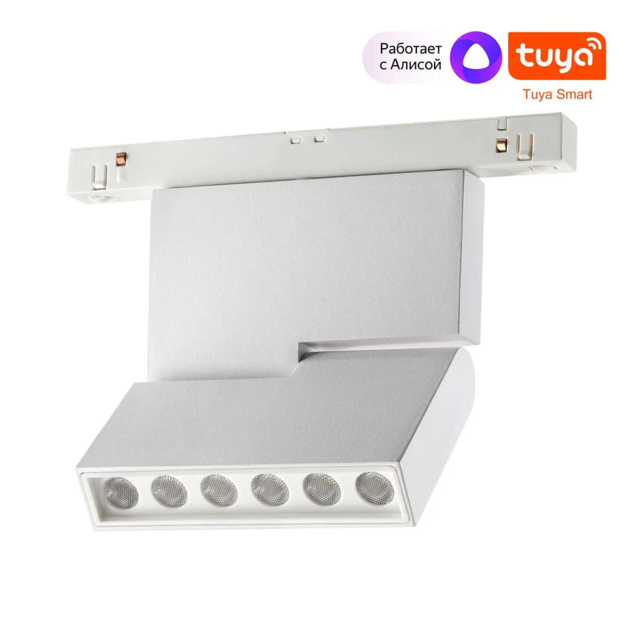 Novotech 359493 SHINO NT24 150 белый Трековый низковольт. св-к диммир. со сменой цв.температуры, пульт ДУ/Tuya Smart Life IP20 LED 12W 48V 3000-6500K FLUM — главное фото товара