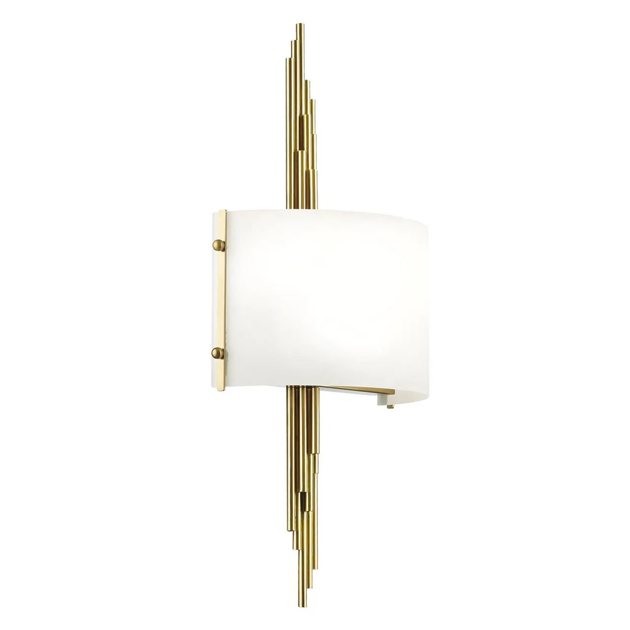 Odeon Light 5415/2WA MODERN ODL_EX23 151 бронзовый/белый матовый/металл/стекло Бра E27 2*40W MARGARET — главное фото товара