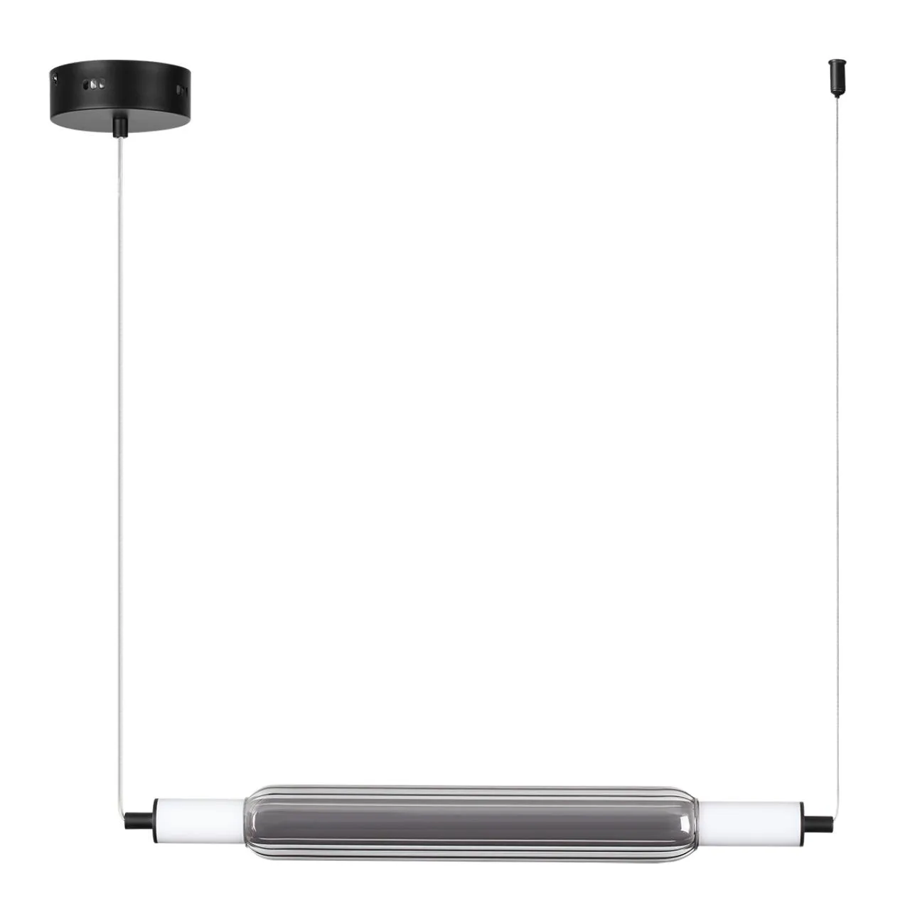 Lumion 6556/15L LEDIO LN26 279 черный/дымчатый/металл/акрил, стекло Подвес LED 15W 4000К 220V TRENDY — главное фото товара