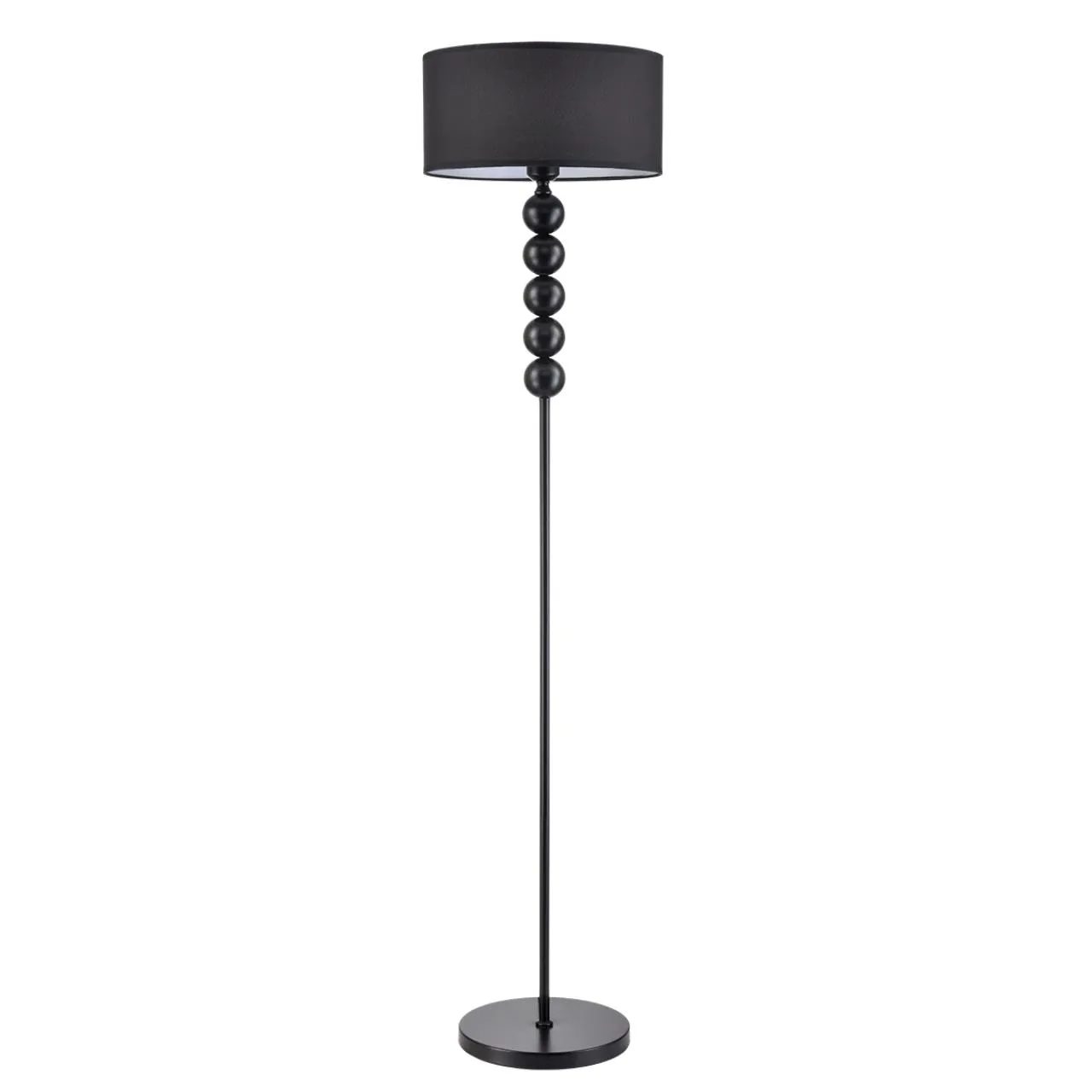 Lumion 8078/1F NEOCLASSI LN26 467 черный, металл/текстиль Торшер E27 1*60W 220V TAPIA — главное фото товара