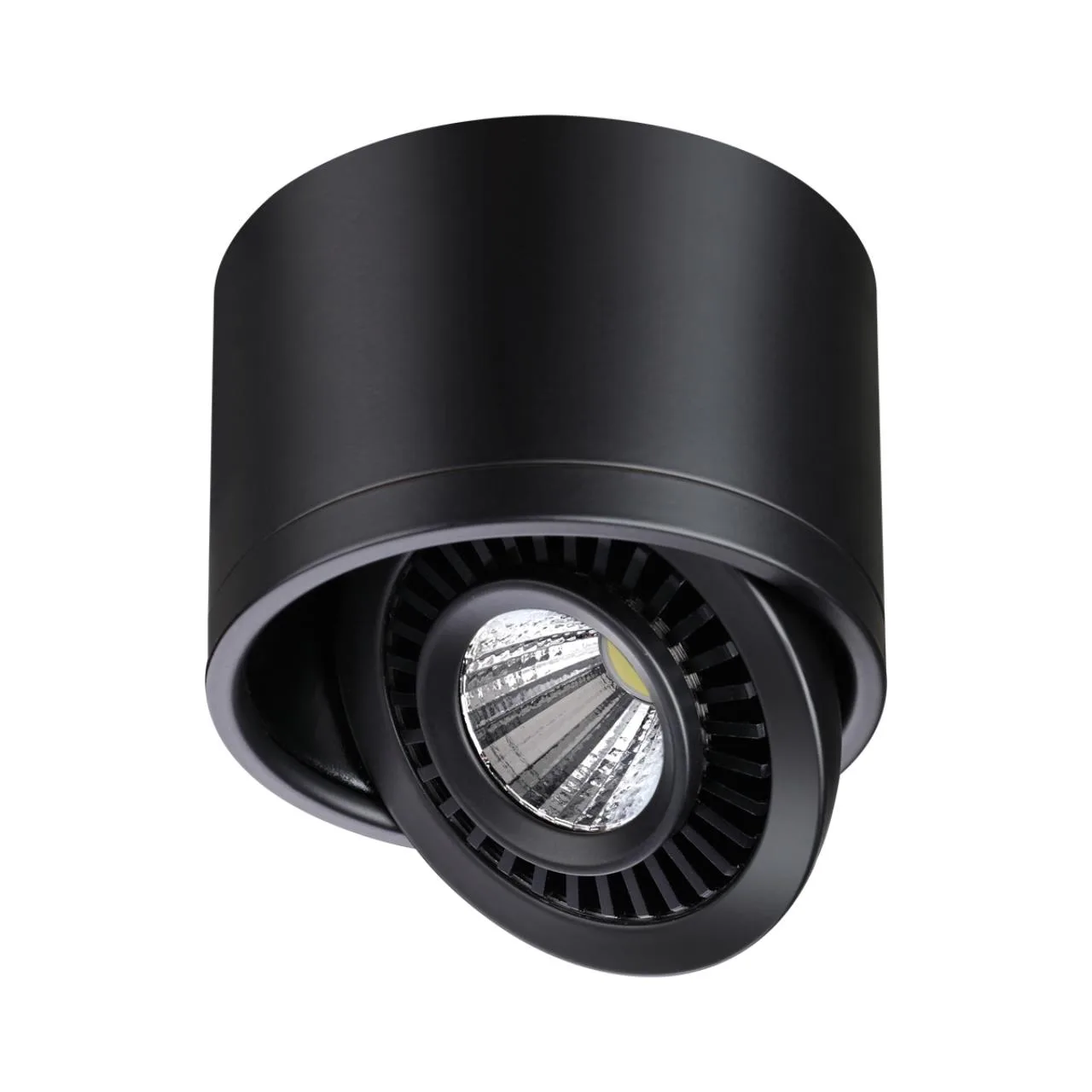 Novotech 358812 OVER NT21 432 черный Светильник накладной светодиодный IP20 LED 9W 770Лм 4000K 220V GESSO — главное фото товара