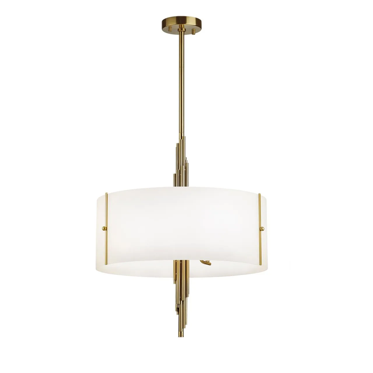 Odeon Light 5415/6 MODERN ODL_EX23 151 бронзовый/белый матовый/металл/стекло Люстра E27 6*40W MARGARET — главное фото товара