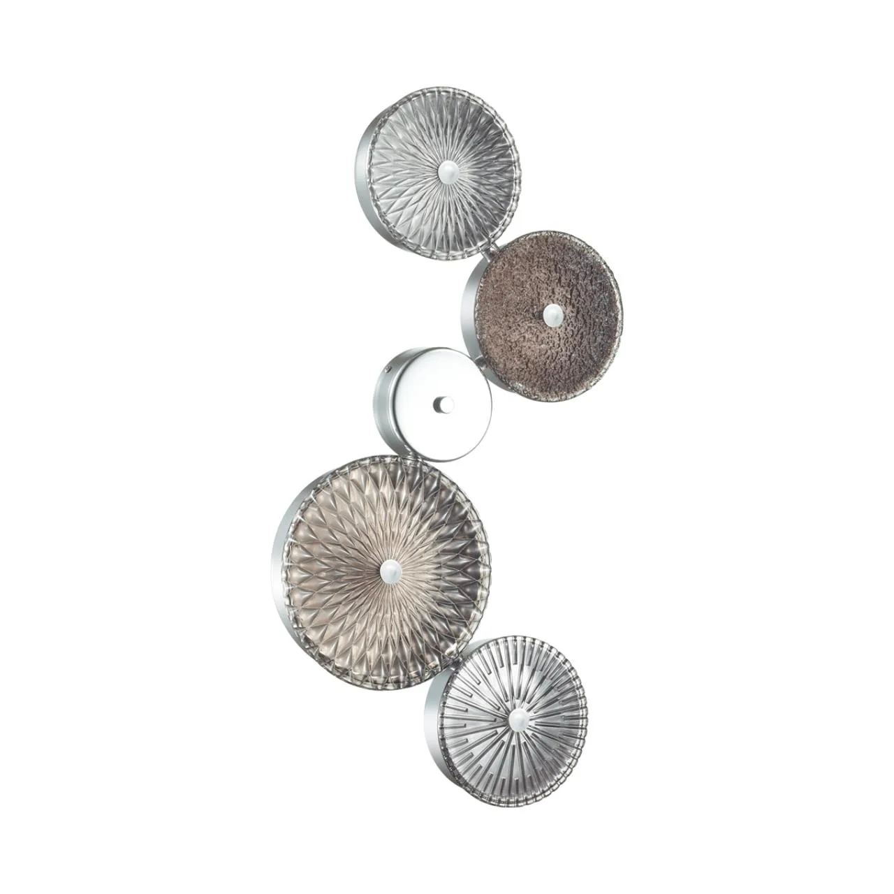 Odeon Light 5416/26WL L-VISION ODL_EX23 145 хром/разноцветный металл/стекло Бра LED 26W 4000K CARAMELLA — главное фото товара