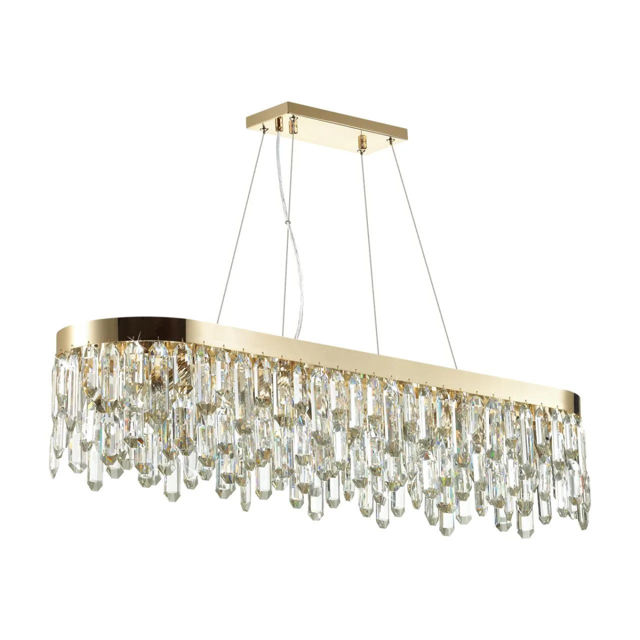 Odeon Light 4986/12 HALL ODL22 631 золотой/хрусталь Люстра E14 12*40W DAKISA — главное фото товара