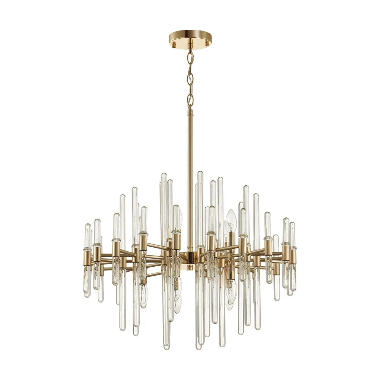 Odeon Light 4988/10 HALL ODL22 641 золотой/стекло Люстра E14 10*40W STIKA — главное фото товара