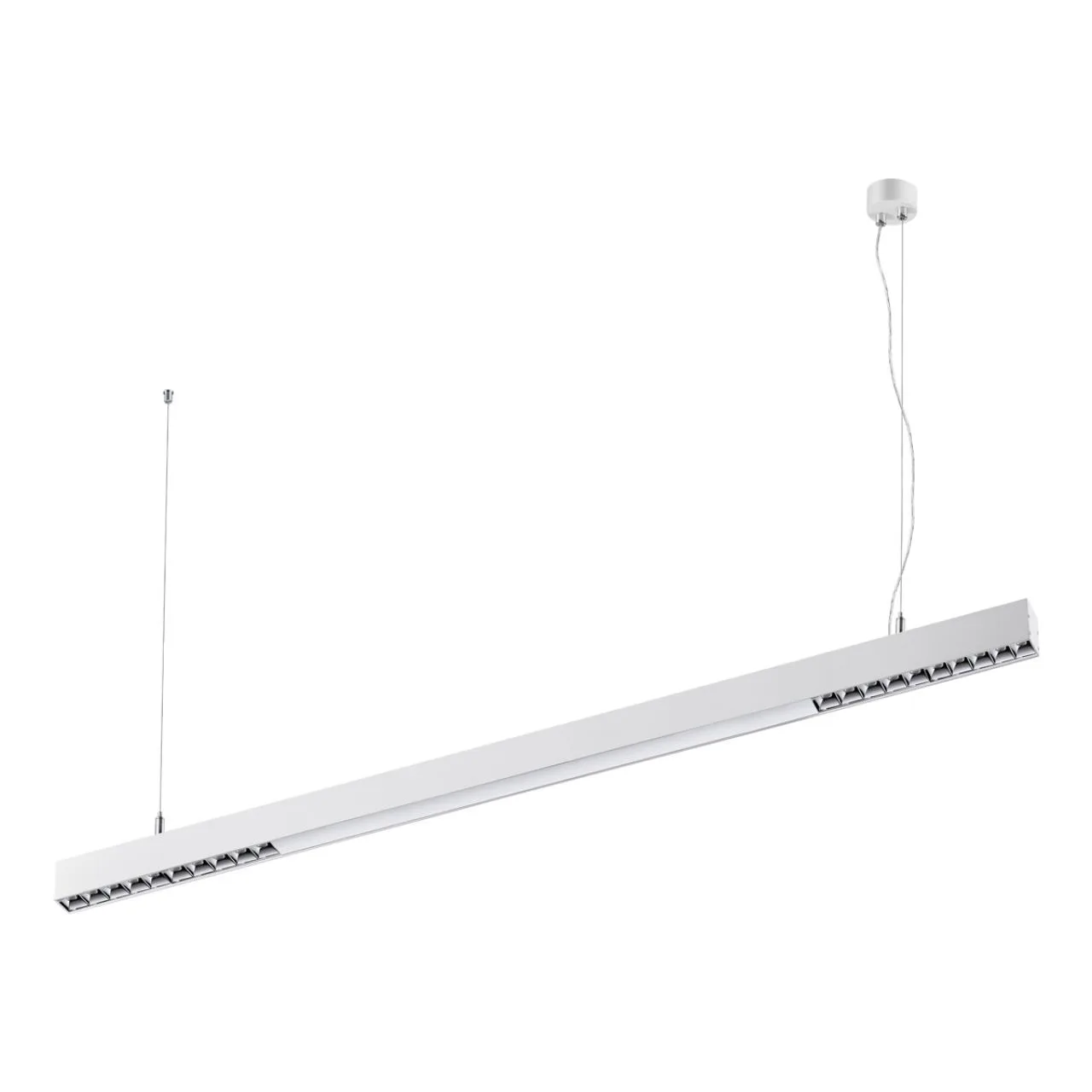 Novotech 358869 OVER NT22 402 белый Светильник накладной/подвесной светодиодный (длина подвесов 1,2м) IP20 LED 4000K 40W 220V ITER — главное фото товара