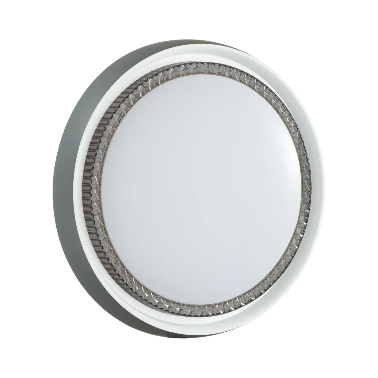 СОНЕКС 7644/ELN PALE SN 186 Светильник пластик/белый/серый LED 76Вт 3000/4000/6000К D520 IP43 CCT RAHIG — главное фото товара