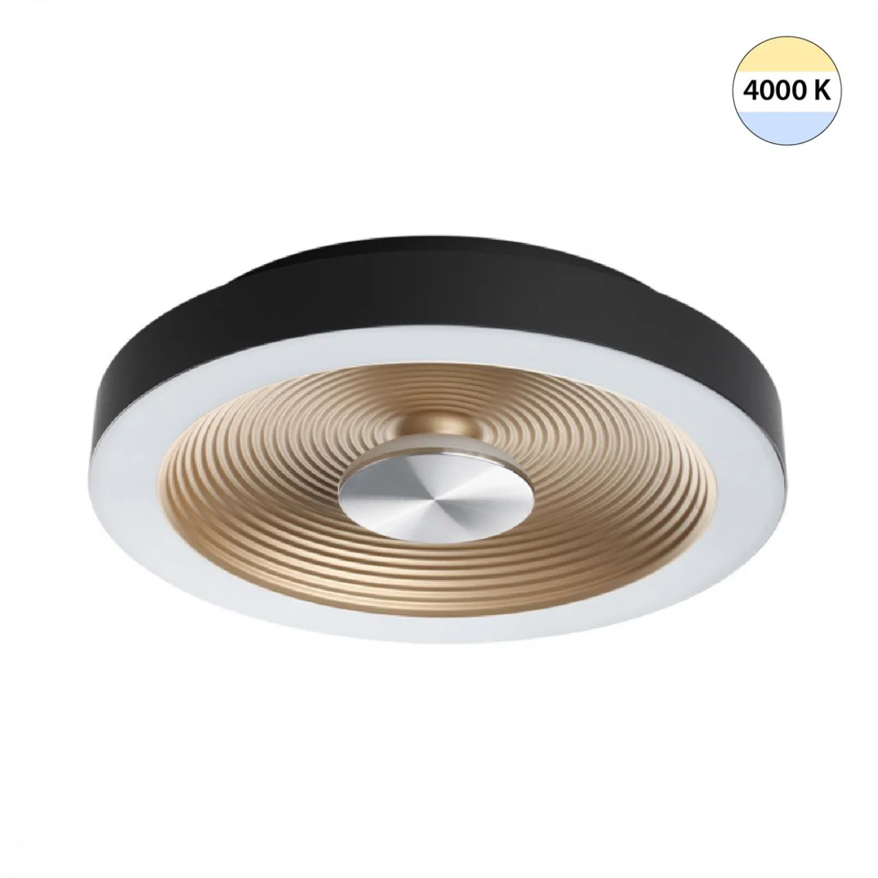СОНЕКС 7753/18L MITRA LED SN 535 Светильник пластик/белый/черный/золотой LED 18Вт 4000K D320 IP54 QUANTUM — главное фото товара