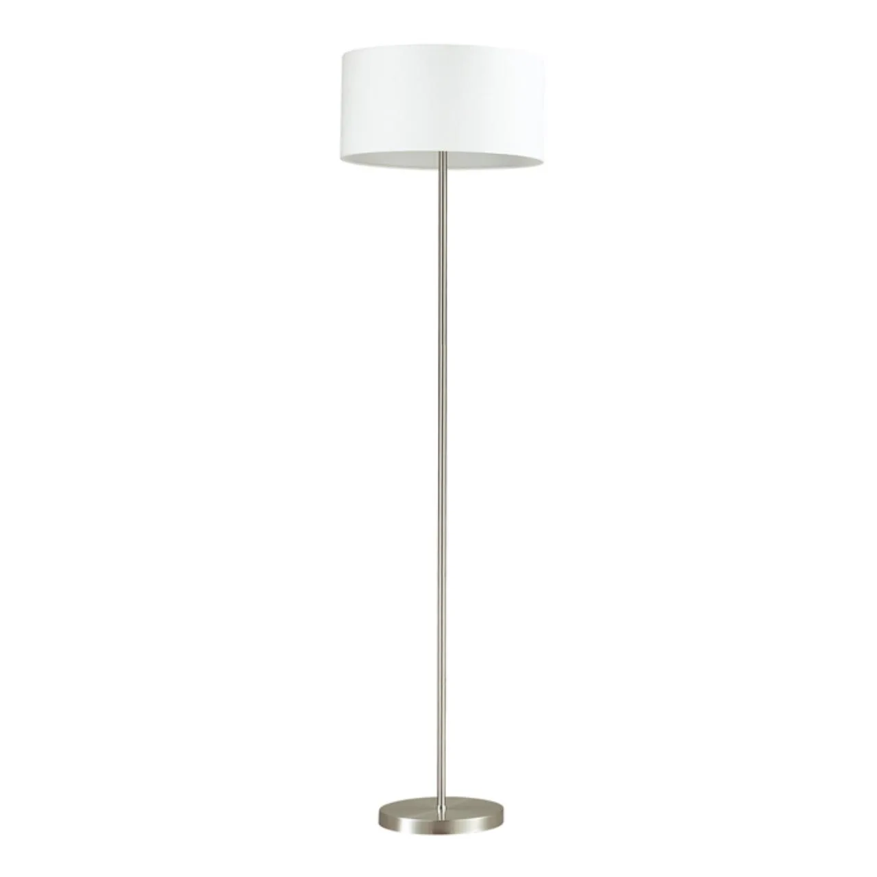 Lumion 3745/2F MODERNI LN26 525 никель/белый, металл/текстиль Торшер E27 2*60W 220V NIKKI — главное фото товара