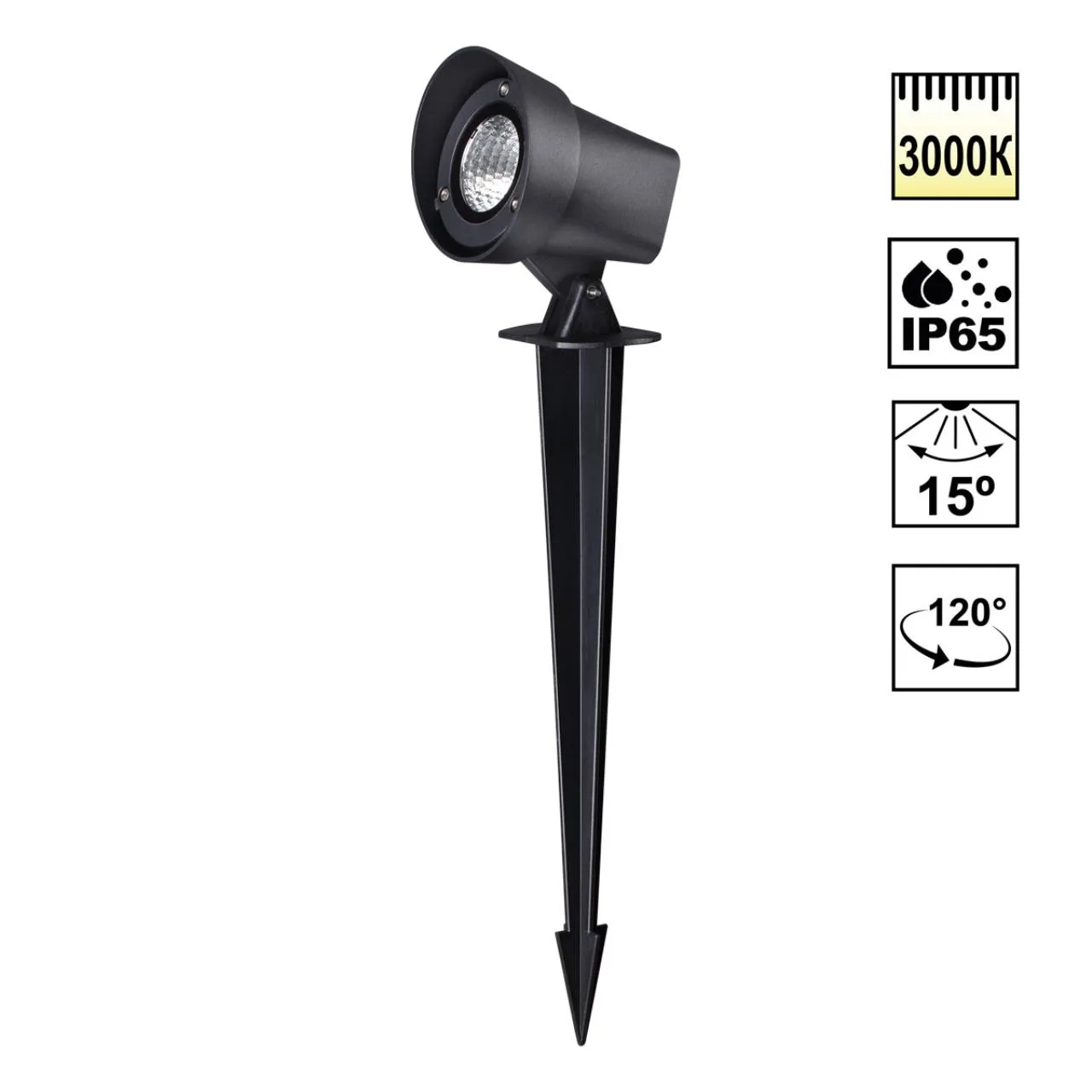 Novotech 359218 STREET NT23 790 черный Светильник ландшафтный светодиодный грунтовой IP65 LED 13W 110-240V 1040Лм 3000К LANDSCAPE — главное фото товара