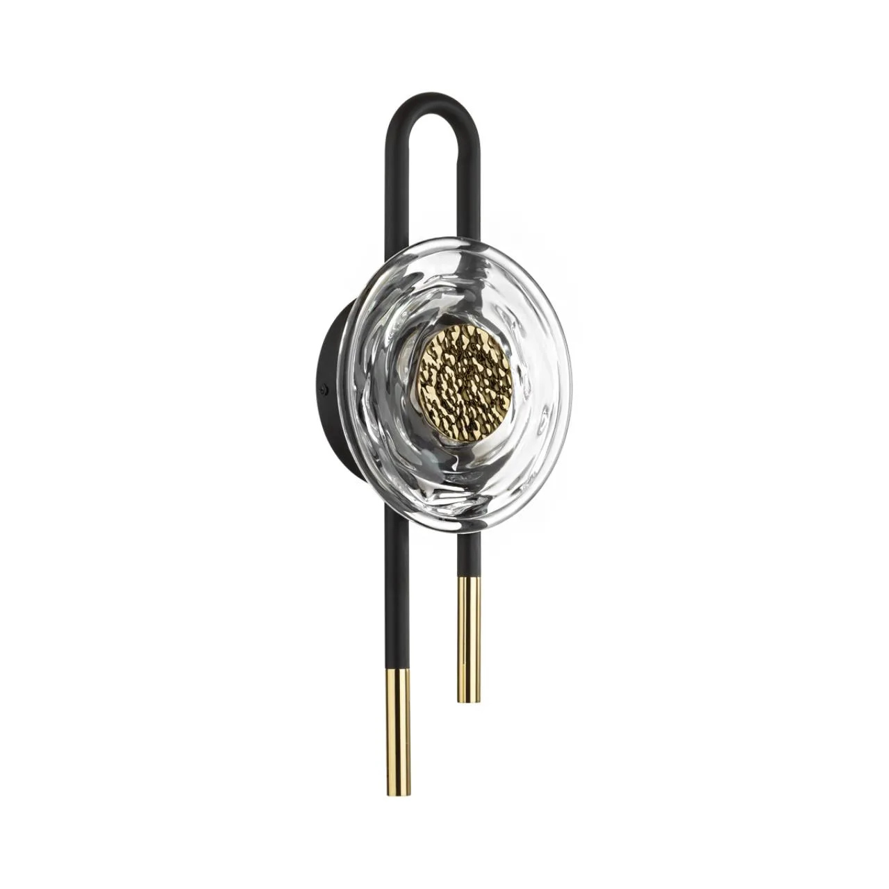 Odeon Light 5407/6WL MODERN ODL_EX24 101 черный/золотой/металл/стекло Бра LED 6W 3000K 688Лм MAGNET — главное фото товара