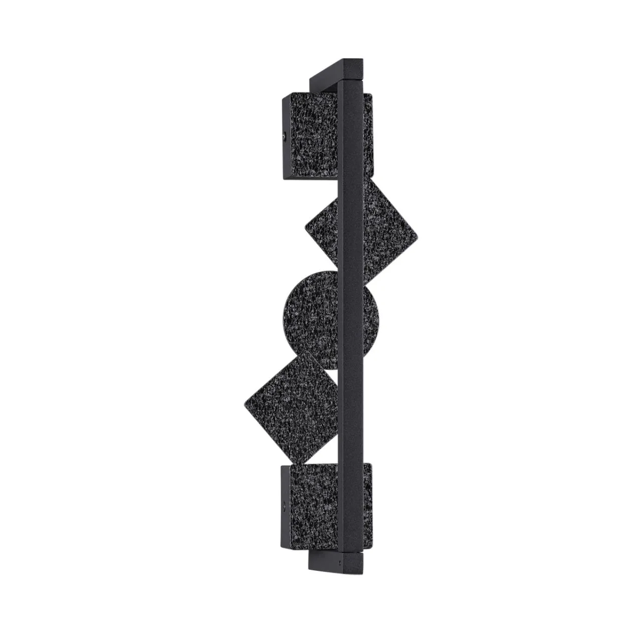 Odeon Light 6692/7WL HIGHTECH ODL_EX24 057 Настенный светильник черный/фактура crack ice/металл/акрил поворотный на 360° IP20 LED 8W 184Лм 3000K GEOS — главное фото товара