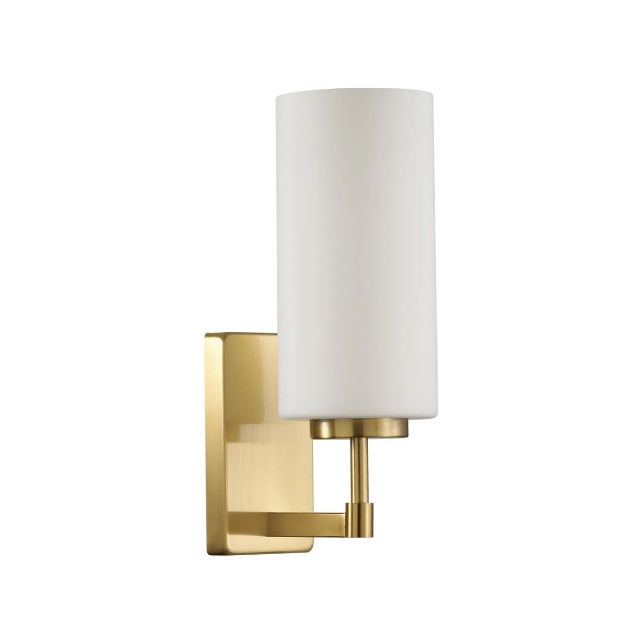 Odeon Light 4990/1W HALL ODL23 637 матов. золотой/белый/стекло Бра E27 40W KASALI — главное фото товара